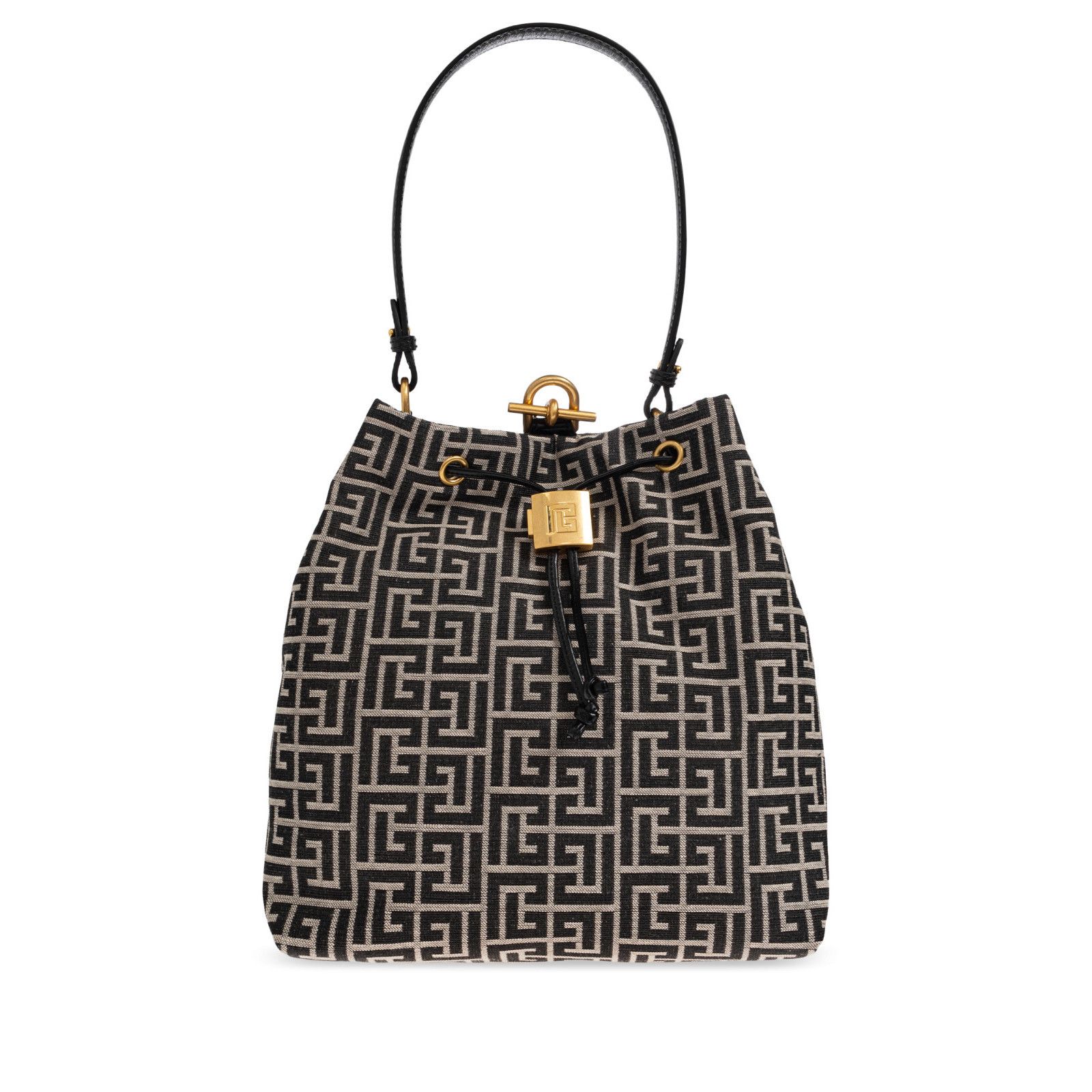 Balmain BALMAIN Pulse $2295 Black Jacquard Backpack New & Authentic Size ONE SIZE - 1 Thumbnail