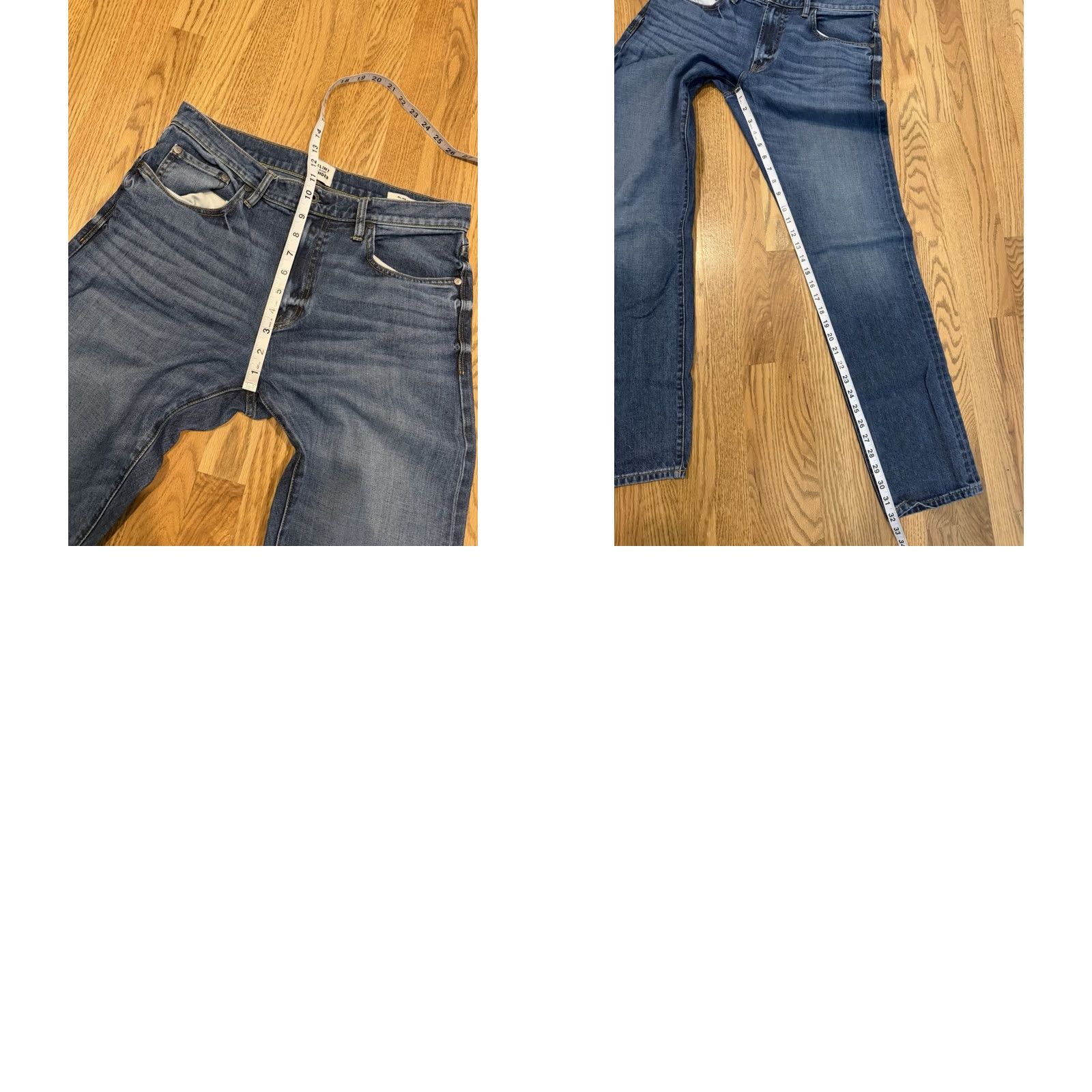 Flint And Tinder Flint and Tinder Slim Fit Jeans Men’s 33x32 Blue Cotton Stretch 5-Pocket Denim Multiple Seasons Slim Fit Mens Jeans Blue 5-Pocket Size US 33 - 8 Thumbnail