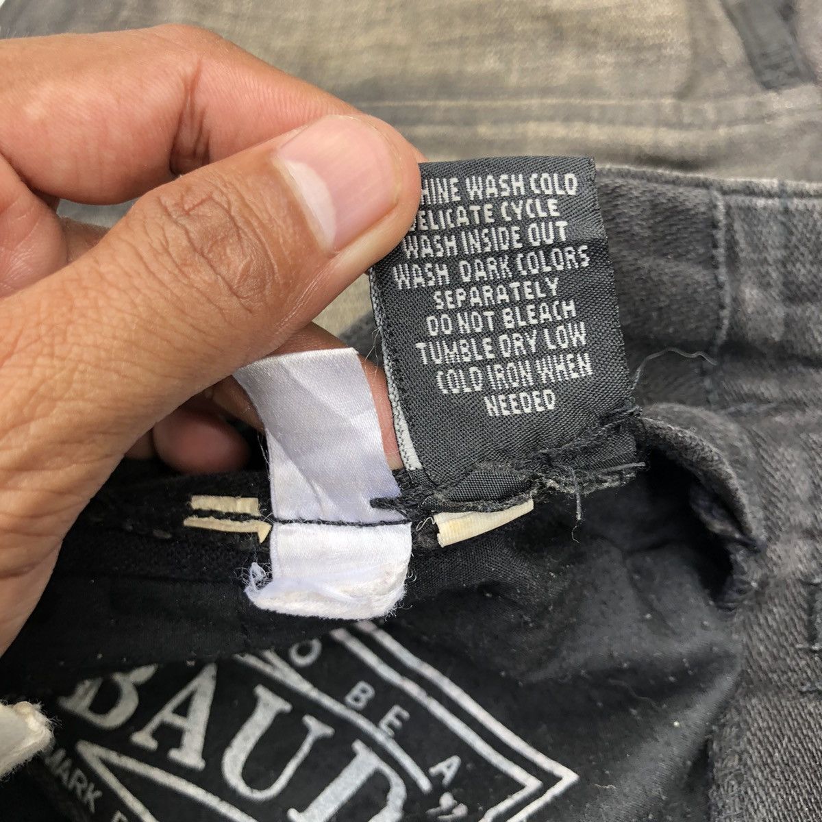 Japanese Brand × Marithe + Francois Girbaud × Vintage Marithe Francois Girbaud Baggy Jeans Size US 38 / EU 54 - 15 Thumbnail