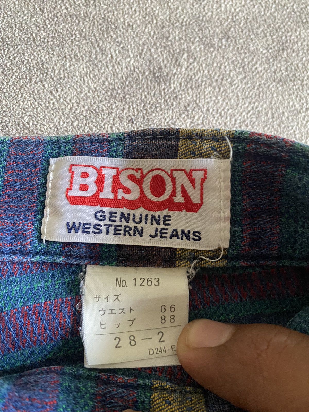 Hysteric Glamour Hysteric style Bison Genuins Western Crazy Flare Stripe Size 26" / US 2 / IT 38 - 6 Thumbnail