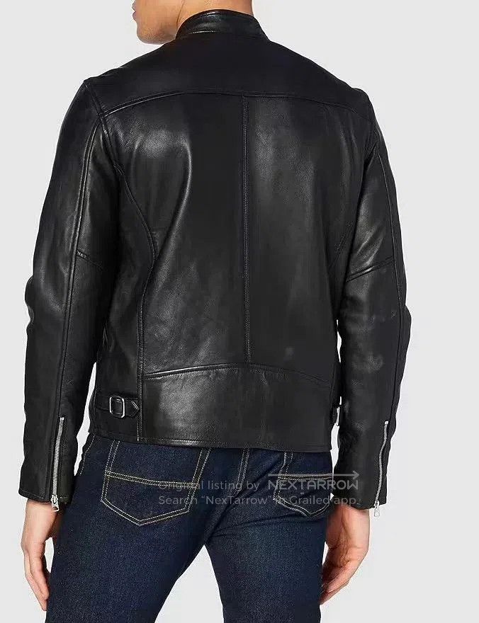 Other NYC Men's Leather Long Sleeve Jacket Size US S / EU 44-46 / 1 - 7 Thumbnail