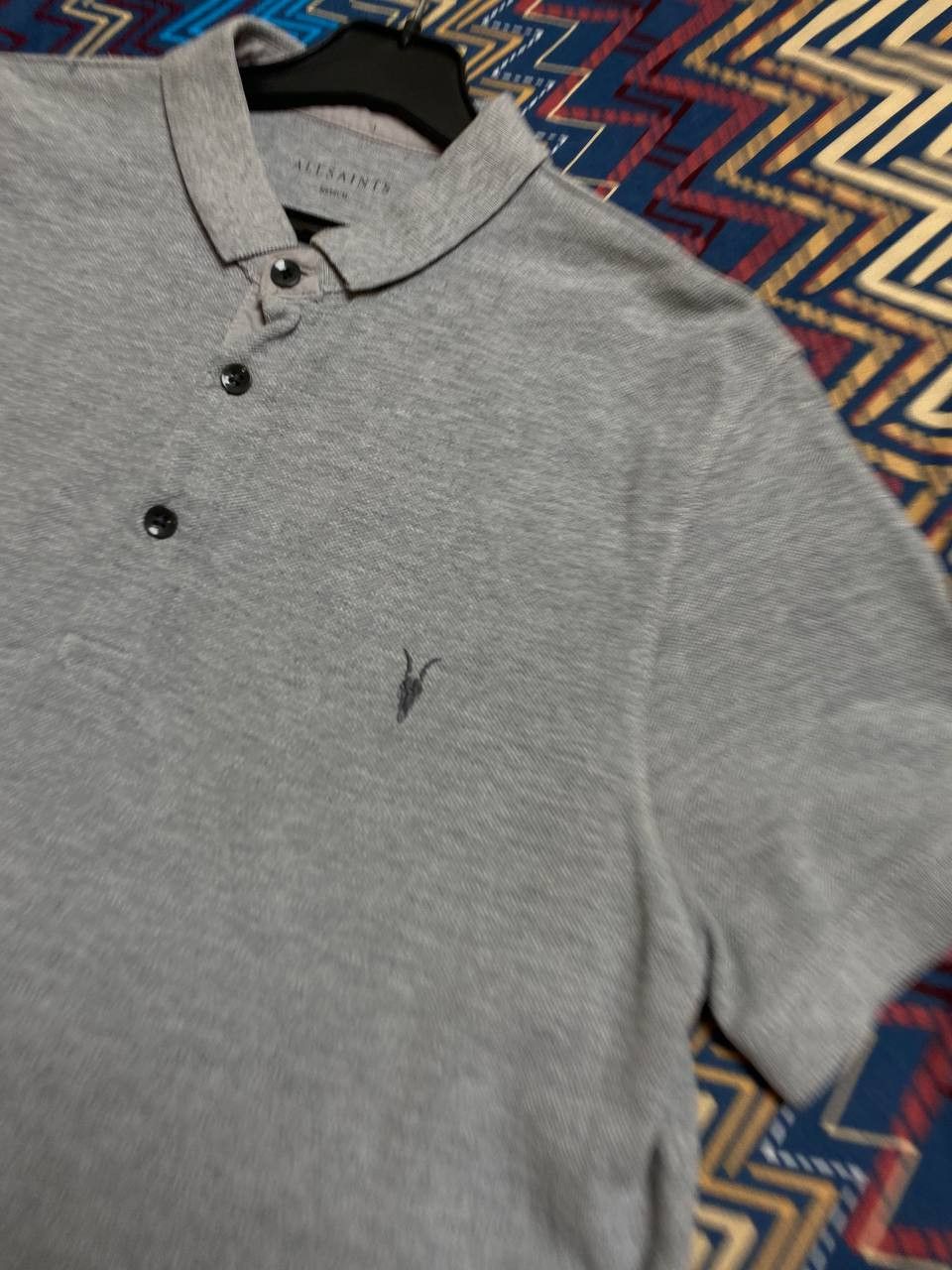Allsaints Streetwear T-Shirt Allsaints gray polos Y2K Vintage Size US M / EU 48-50 / 2 - 8 Thumbnail