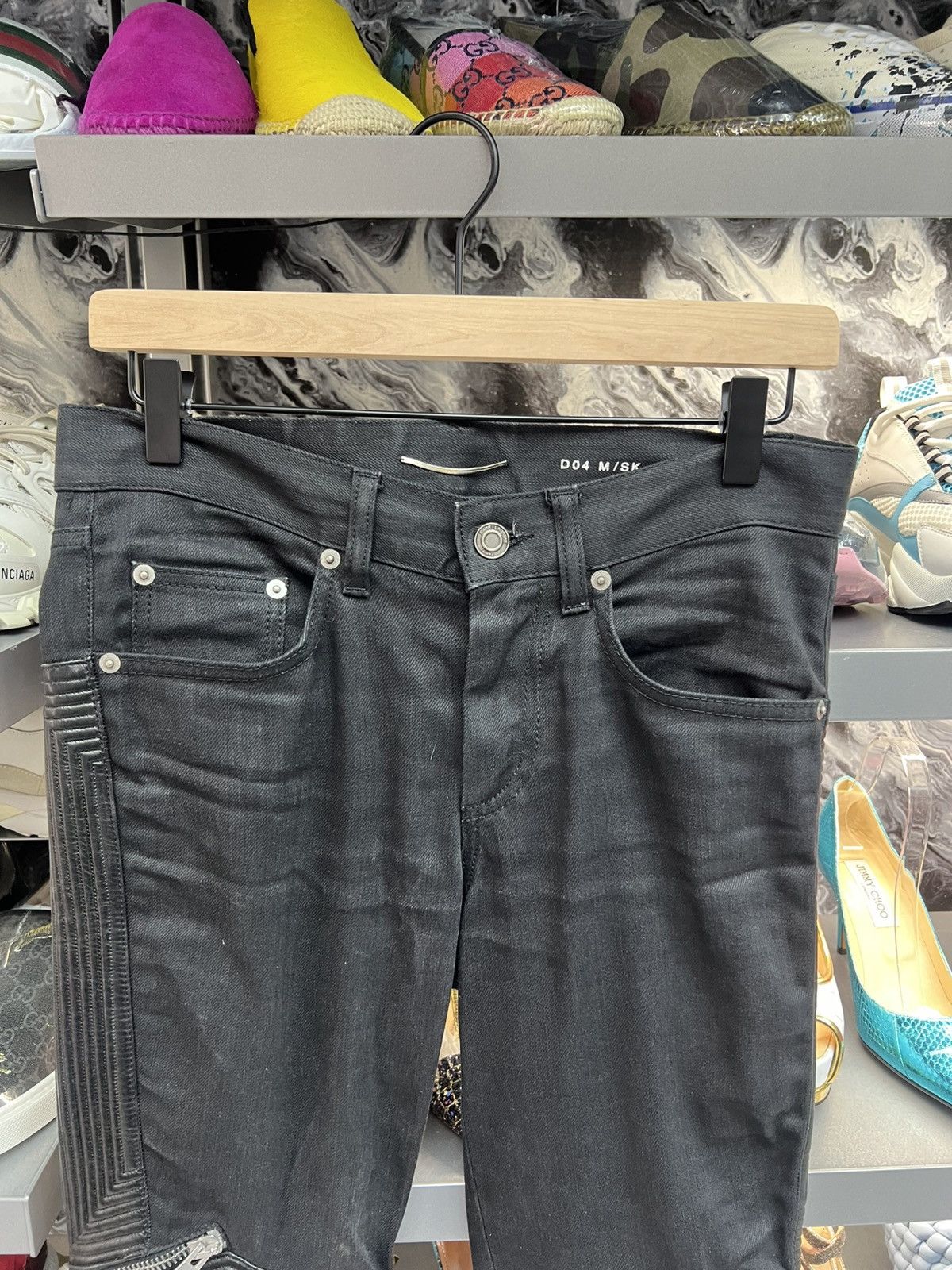 Saint Laurent Paris Saint Laurent Black Zipper Jeans Size US 28 / EU 44 - 3 Thumbnail
