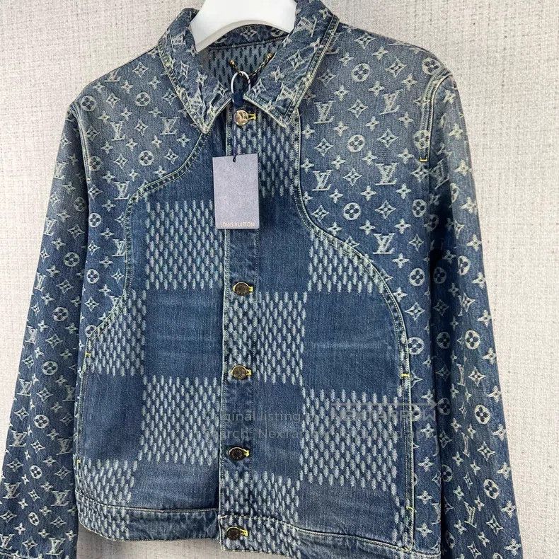Louis Vuitton Louis Vuitton Co-branded Logo Plaid Full Print Patchwork D Size US L / EU 52-54 / 3 - 2 Thumbnail