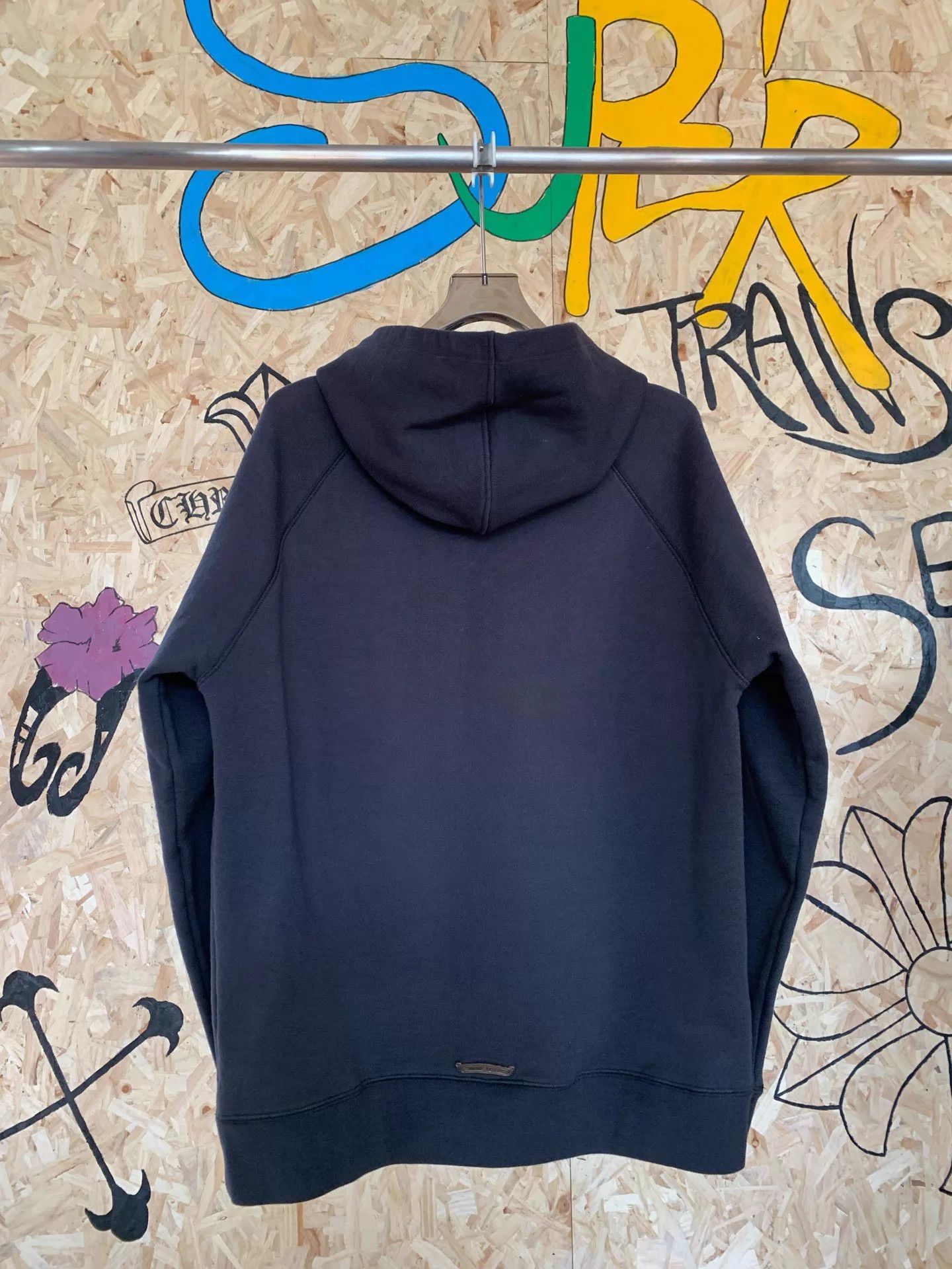 Chrome Hearts Chrome Hearts Black Cross Leather Patch Hoodie Size US L / EU 52-54 / 3 - 6 Thumbnail