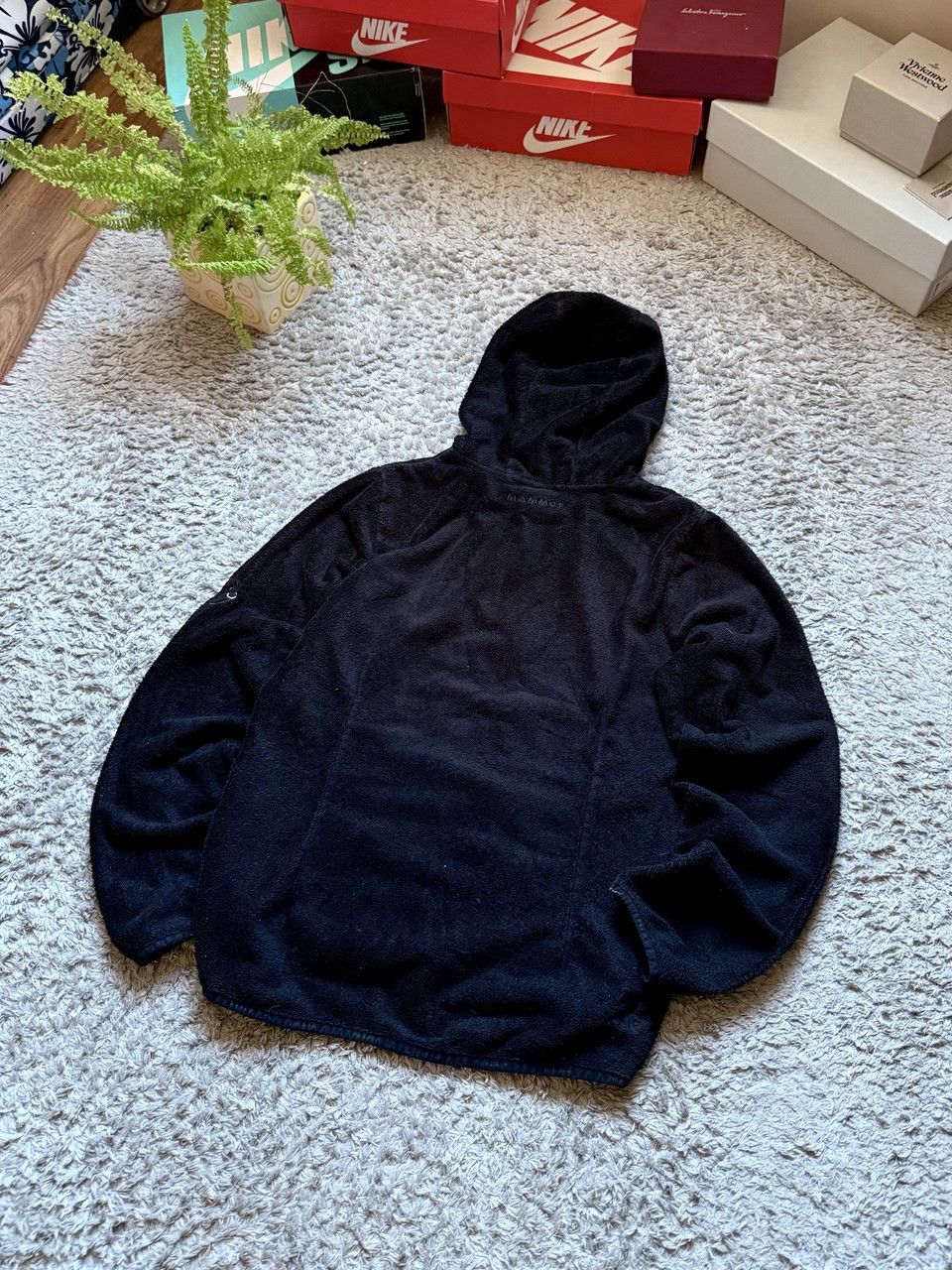Mammut 00s Mammut Vintage Fleece Retro Outdoor Teddy Hoodie Size US M / EU 48-50 / 2 - 8 Thumbnail