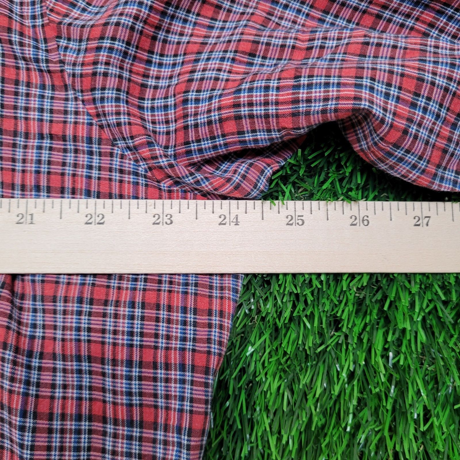 Wrangler VTG 80s Wrangler Pearl Snap Western Shirt Mens XL USA Plaid Size US XL / EU 56 / 4 - 9 Thumbnail