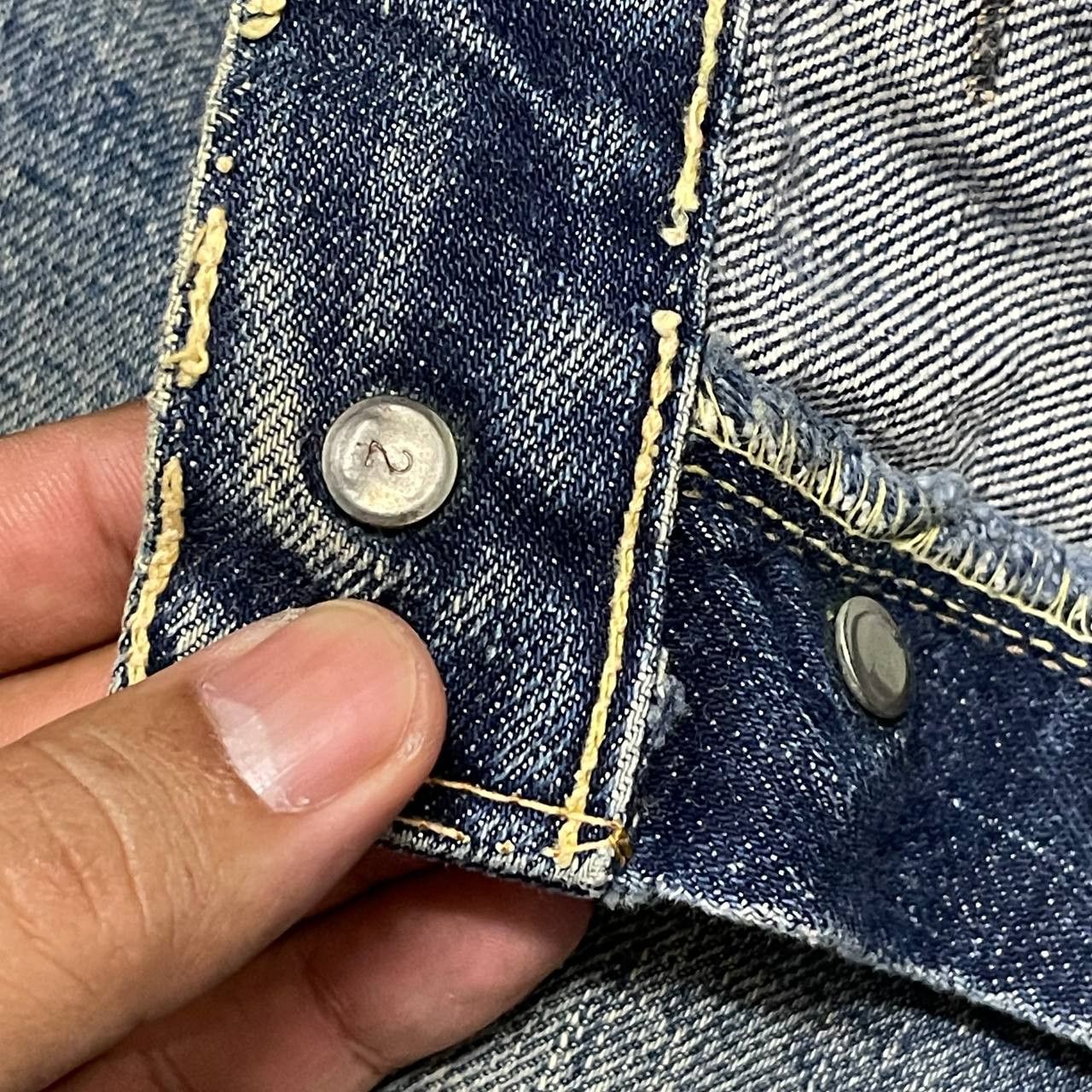 Levi's Vintage 60s Levis 501 Big E Denim Button No 2 Size US 32 / EU 48 - 12 Thumbnail