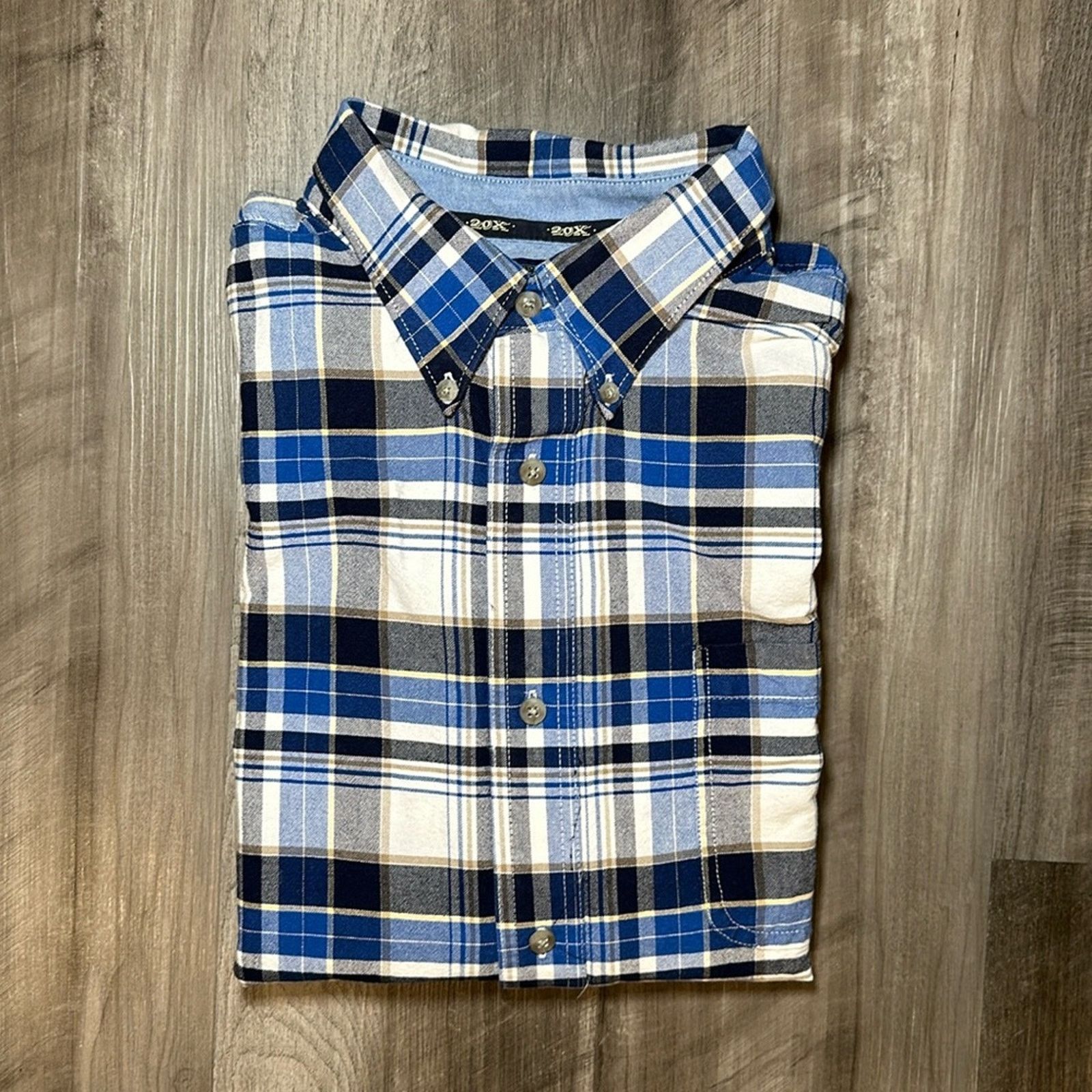Wrangler Wrangler 20X Long Sleeve Button Down - 2XL Size US XXL / EU 58 / 5 - 1 Thumbnail