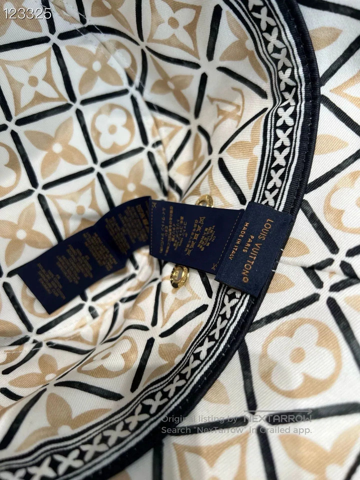 Louis Vuitton Women's Reversible Floral Letter Bucket Hat. Size ONE SIZE - 5 Thumbnail
