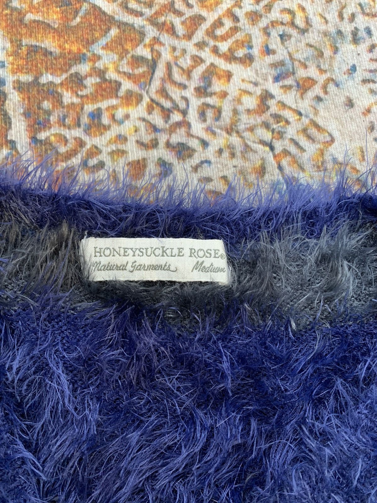 Issey Miyake × Japanese Brand Striped Fuzzy Mohair Grunge Distressed Kurt Cobain Style Size US M / EU 48-50 / 2 - 5 Thumbnail