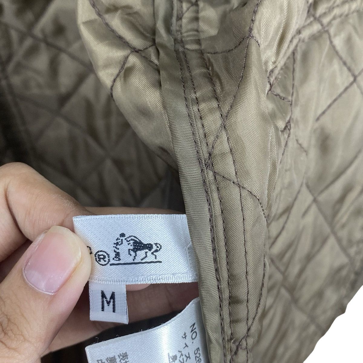 Longchamp LONGCHAMP QUILTED Check Pattern Button Jacket Women’s Size M / US 6-8 / IT 42-44 - 9 Thumbnail