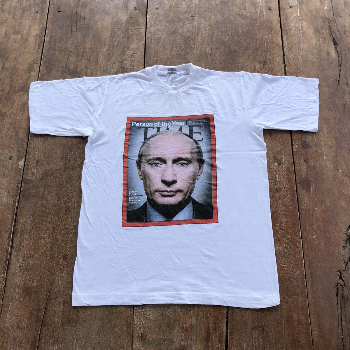 Vintage Vintage Vladimir Putin Rare T Shirt Size US S / EU 44-46 / 1 - 2 Thumbnail