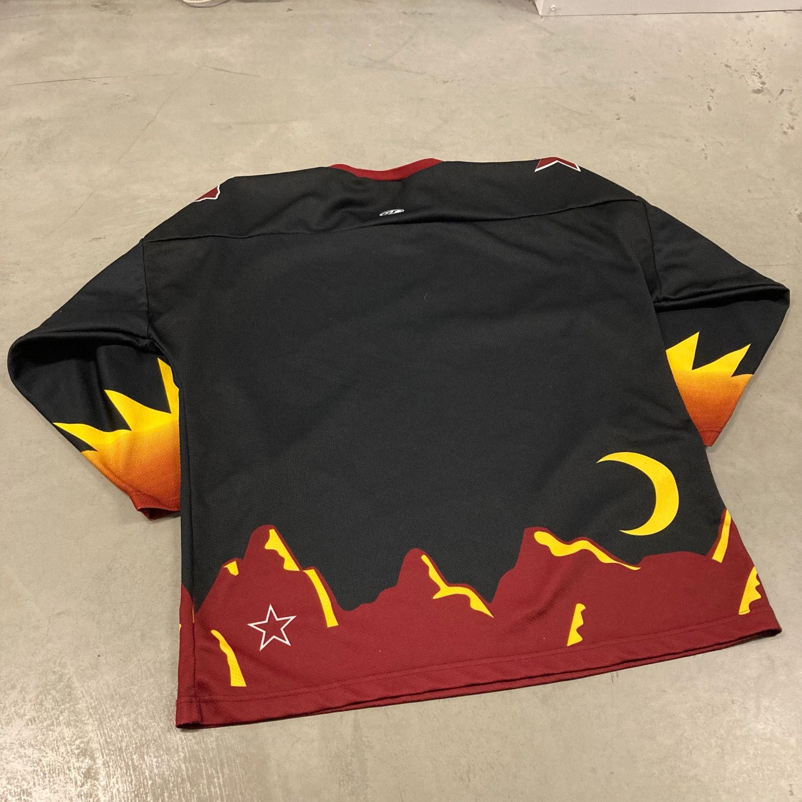 Vintage Y2K black hockey jersey Size US XL / EU 56 / 4 - 2 Thumbnail