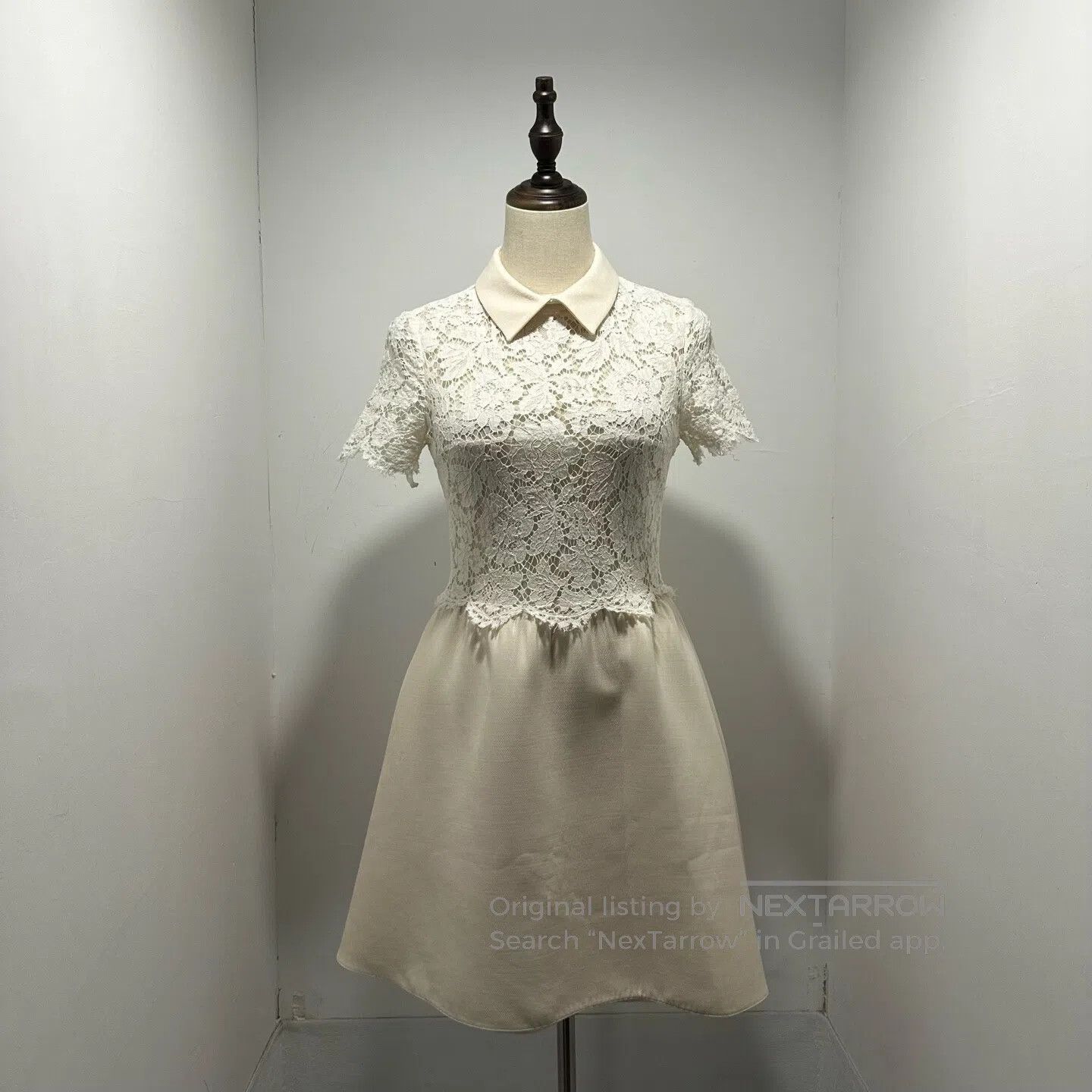 Valentino Valentino Lace-up Patchwork Dress| Size S / US 4 / IT 40 - 1 Thumbnail