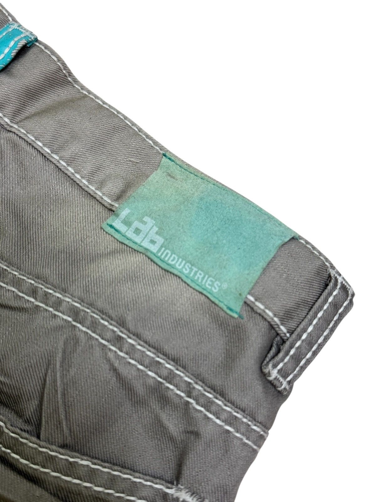 If Six Was Nine Lab Industries Wrinkled Effect Grey Pants Y2K Style Size US 28 / EU 44 - 13 Thumbnail