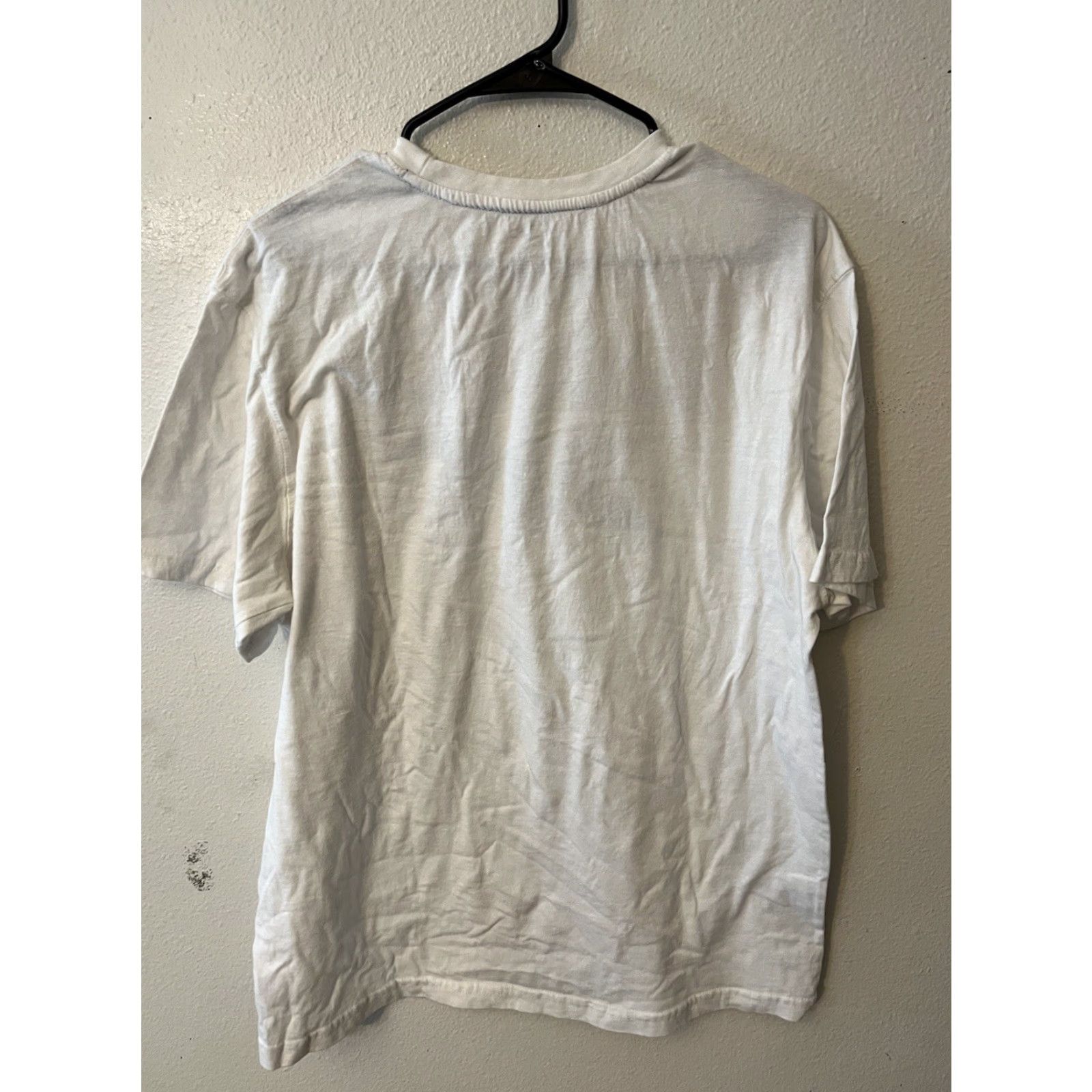Reebok VINTAGE Reebok T-Shirt Shirt Mens White Size L Cotton Pocket Logo 1990s Regular Short Sleeve Crew Neck Size US L / EU 52-54 / 3 - 3 Thumbnail