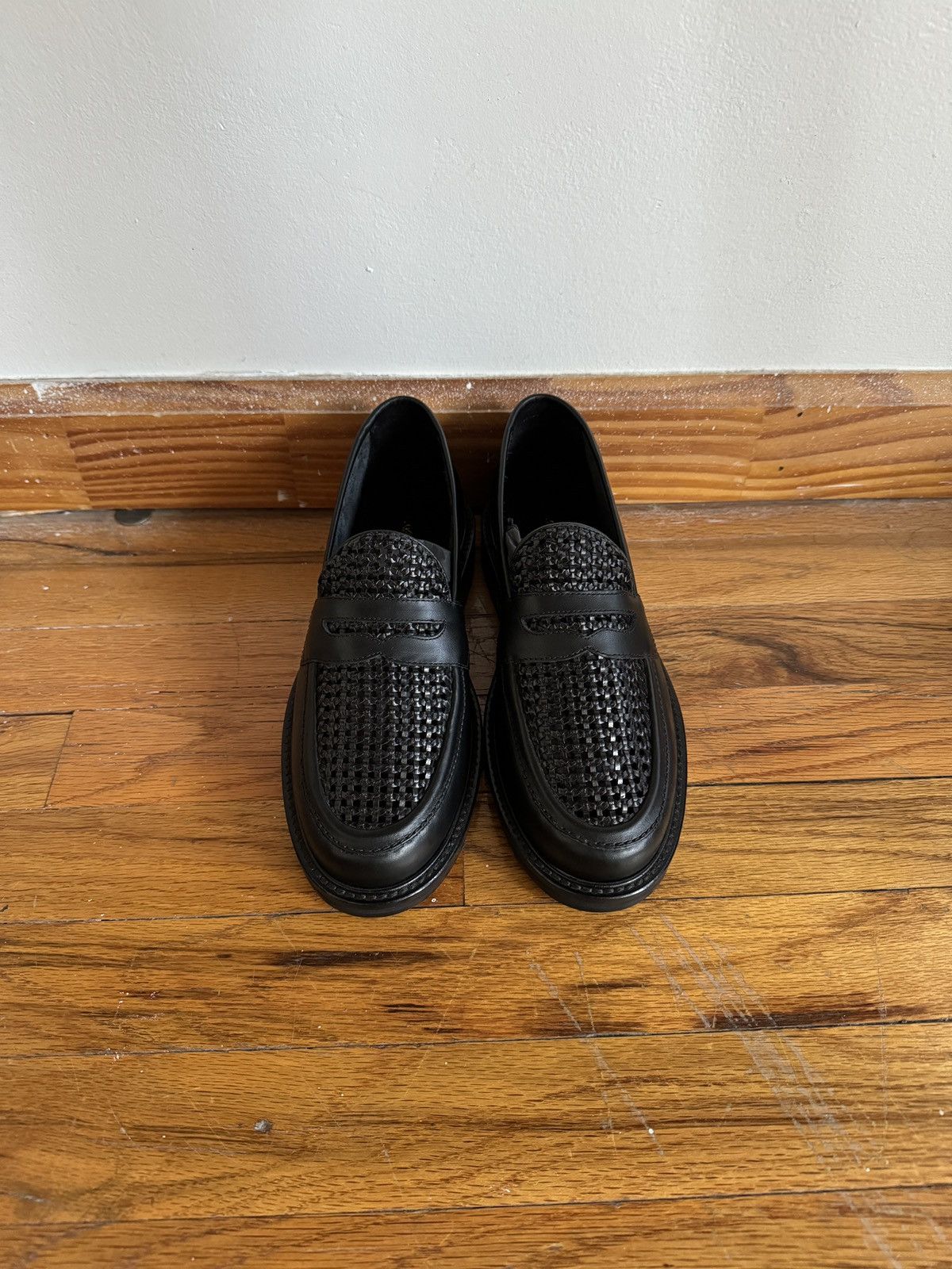 Aime Leon Dore AIME LEON DORE BLACK LEATHER TAVERNA LOAFERS SS24