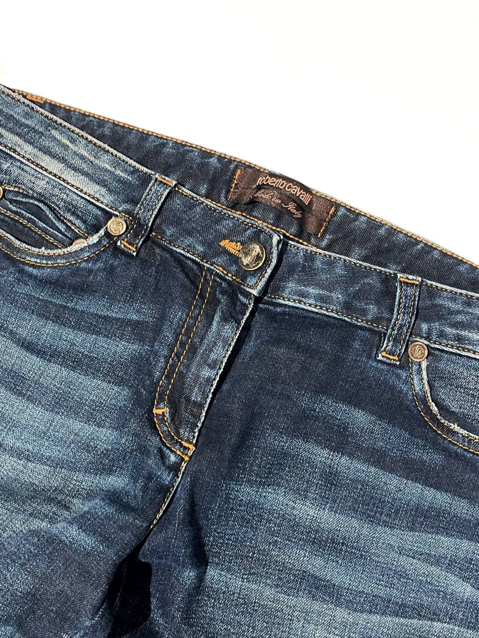 Roberto Cavalli Roberto Cavalli Vintage Flared Rust Wash Low Waisted Jeans Size US 29 - 6 Thumbnail