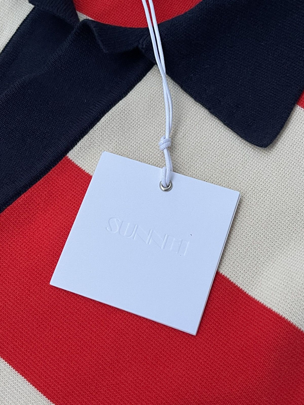 Sunnei !DS! SS23 Sunnei Maglia Unita S/S Stripped Polo Tee Size US M / EU 48-50 / 2 - 21 Thumbnail