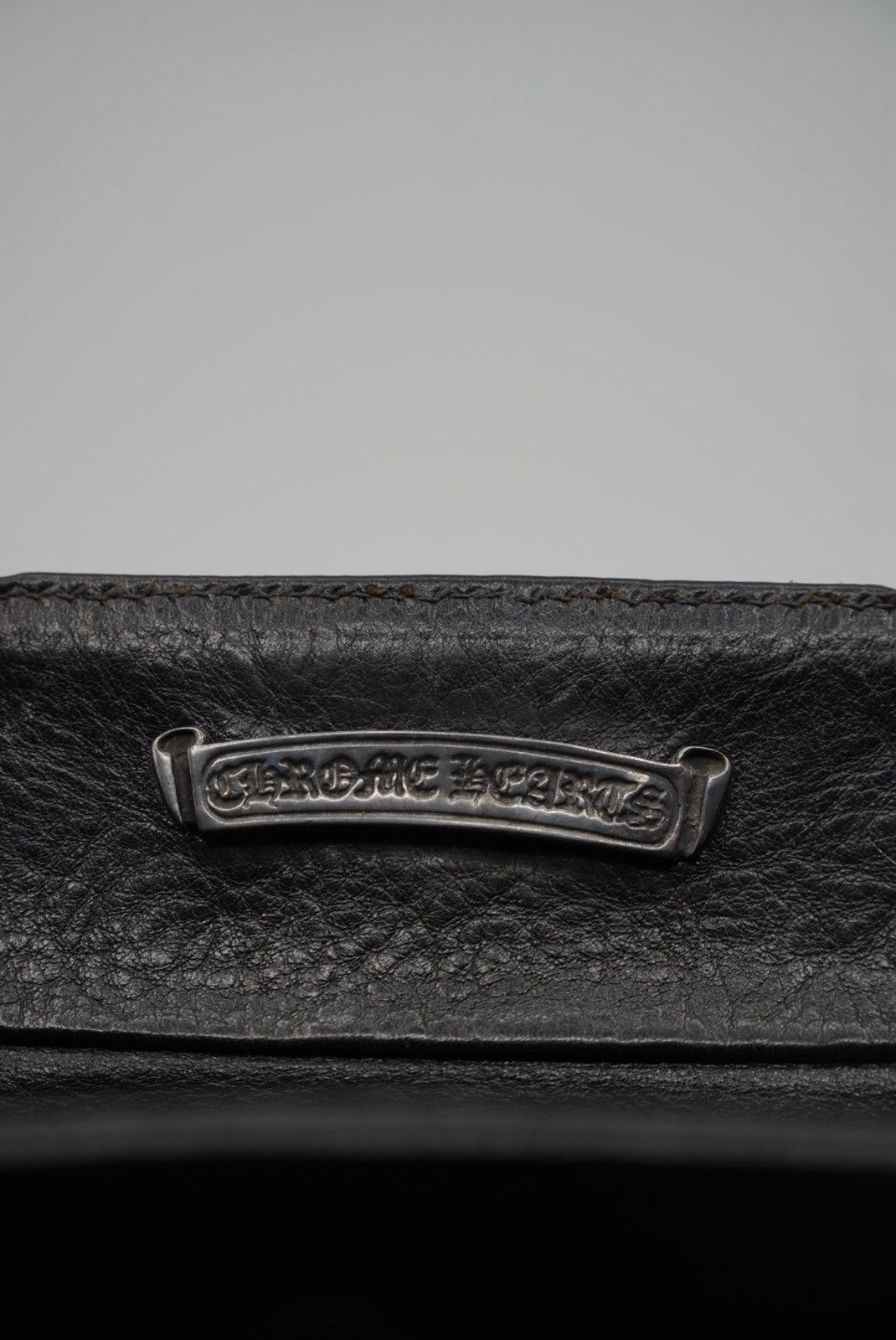 Chrome Hearts Chrome Hearts 90s Grained Calfskin Fleur De Lis Leather Bag Size ONE SIZE - 11 Thumbnail