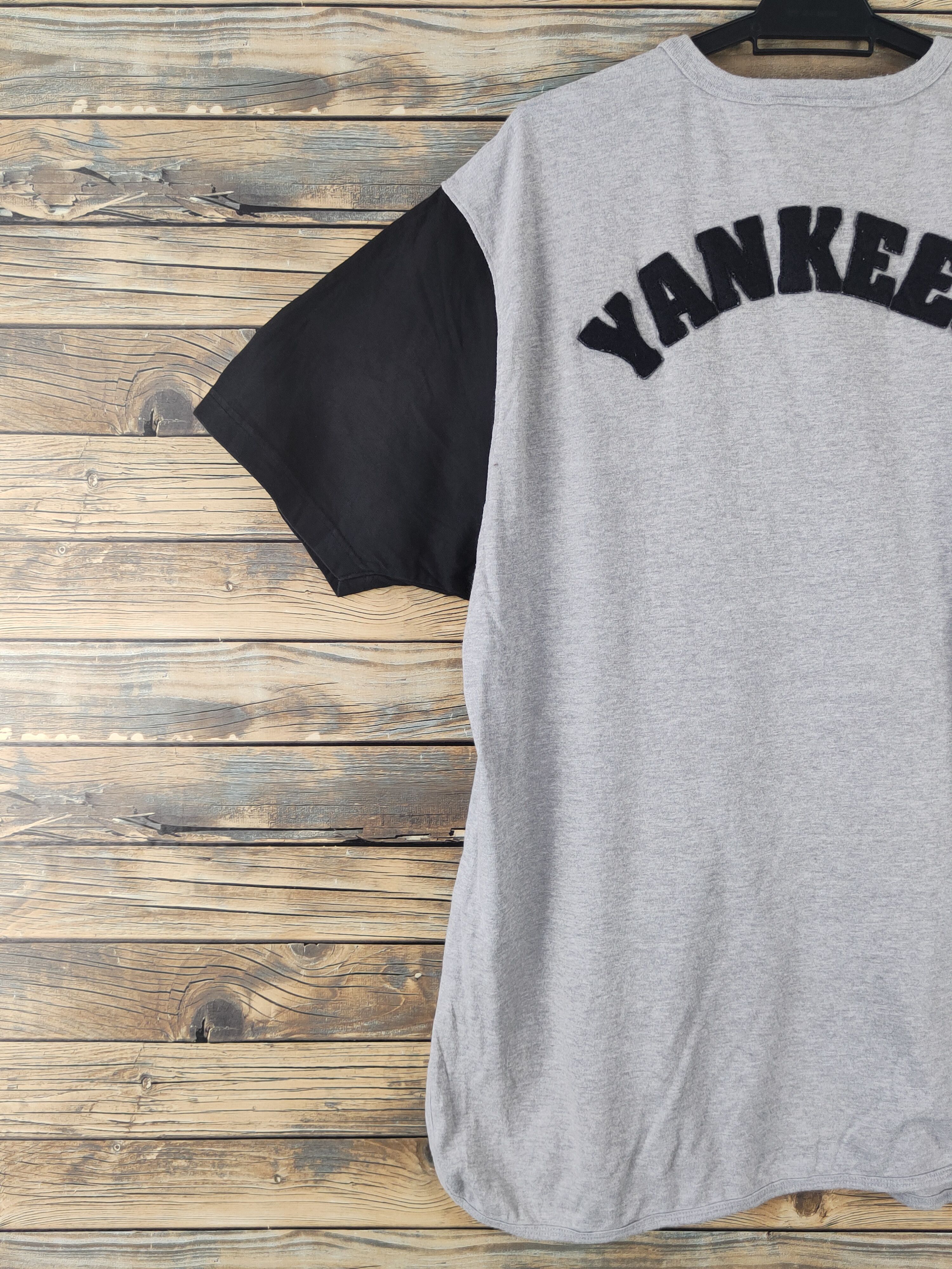 Vintage DL Cooperstown collection Gray NY Short Sleeve T-shirt #2052 Size US XL / EU 56 / 4 - 9 Thumbnail