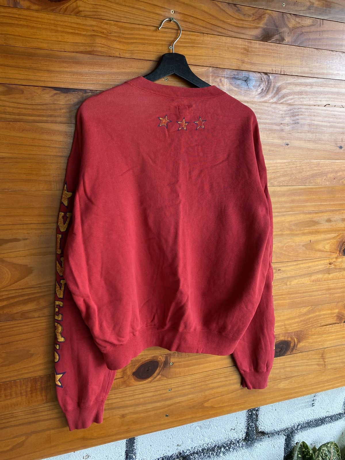 Hollywood Ranch Market “HRM Stars” Sweatshirt – Burgundy Red
