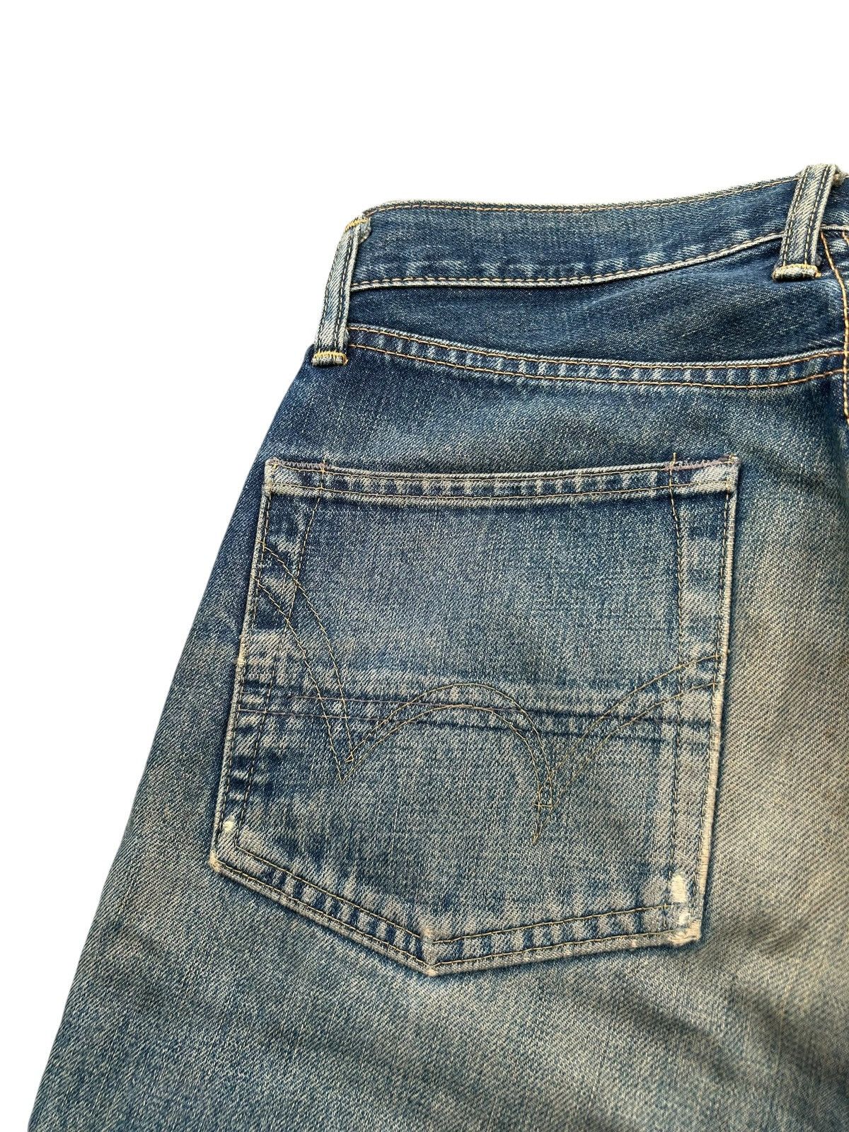 Edwin × Kapital × Vintage Vintage Edwin Selvedge Distressed Mud Wash Rusty Short Denim Size US 29 - 6 Thumbnail