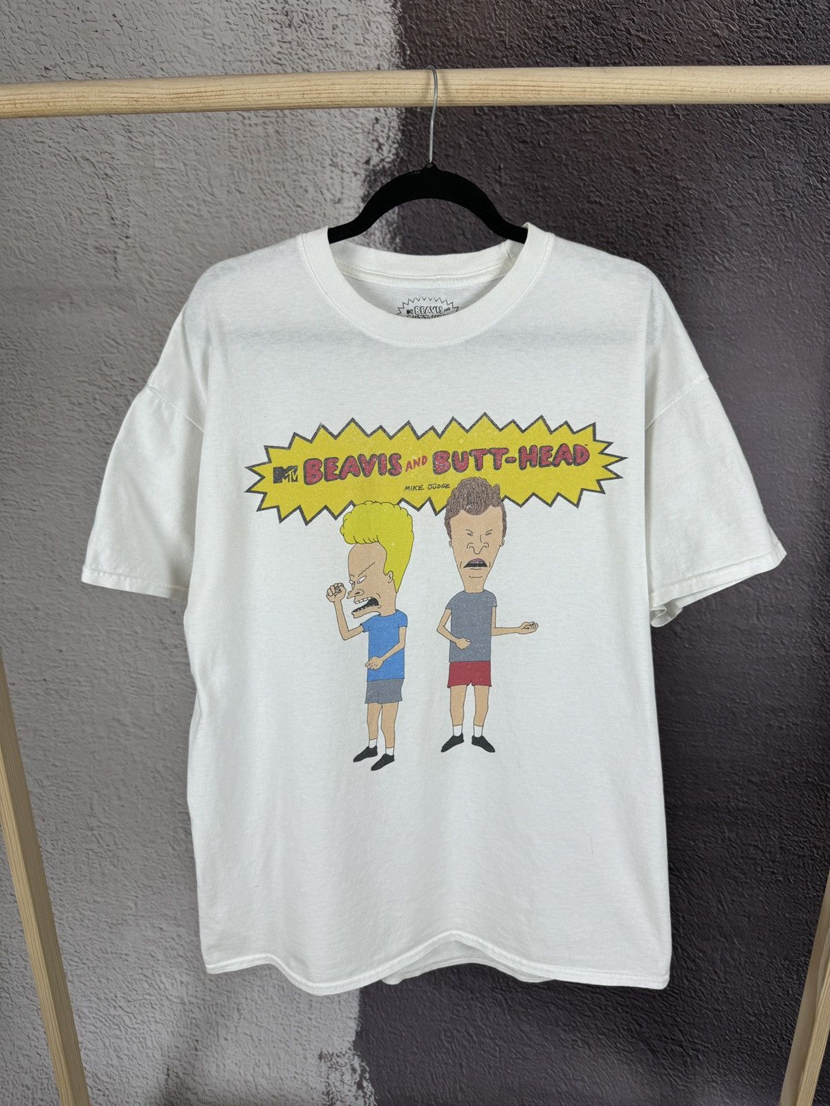 Cartoon Network Beavis & Butt-head Mtv white tee shirt Size US M / EU 48-50 / 2 - 1 Thumbnail