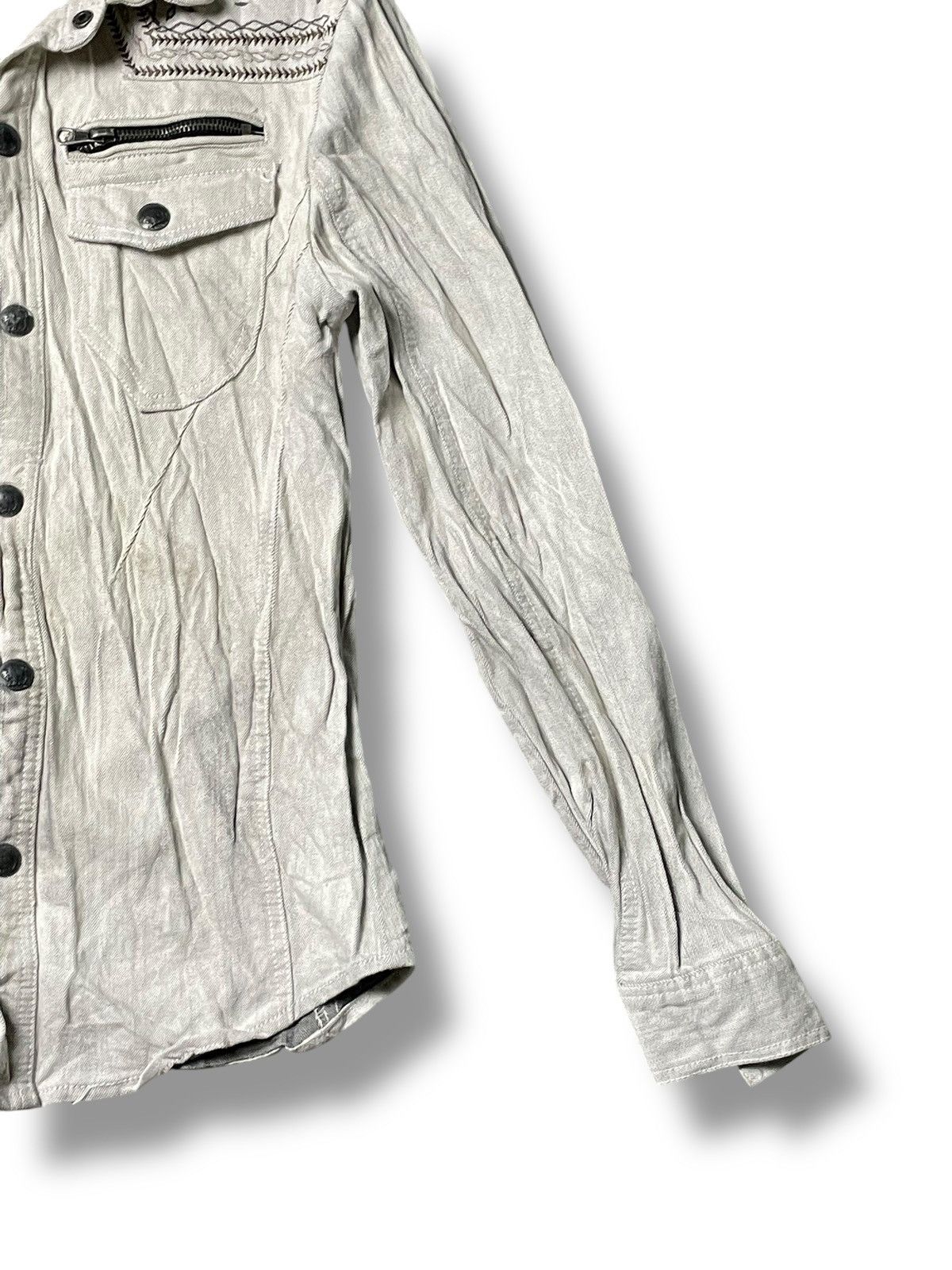 If Six Was Nine × In The Attic × Le Grande Bleu (L.G.B.) Vintage In The Attic Button Ups Jacket (44) Size US XXS / EU 40 - 3 Thumbnail