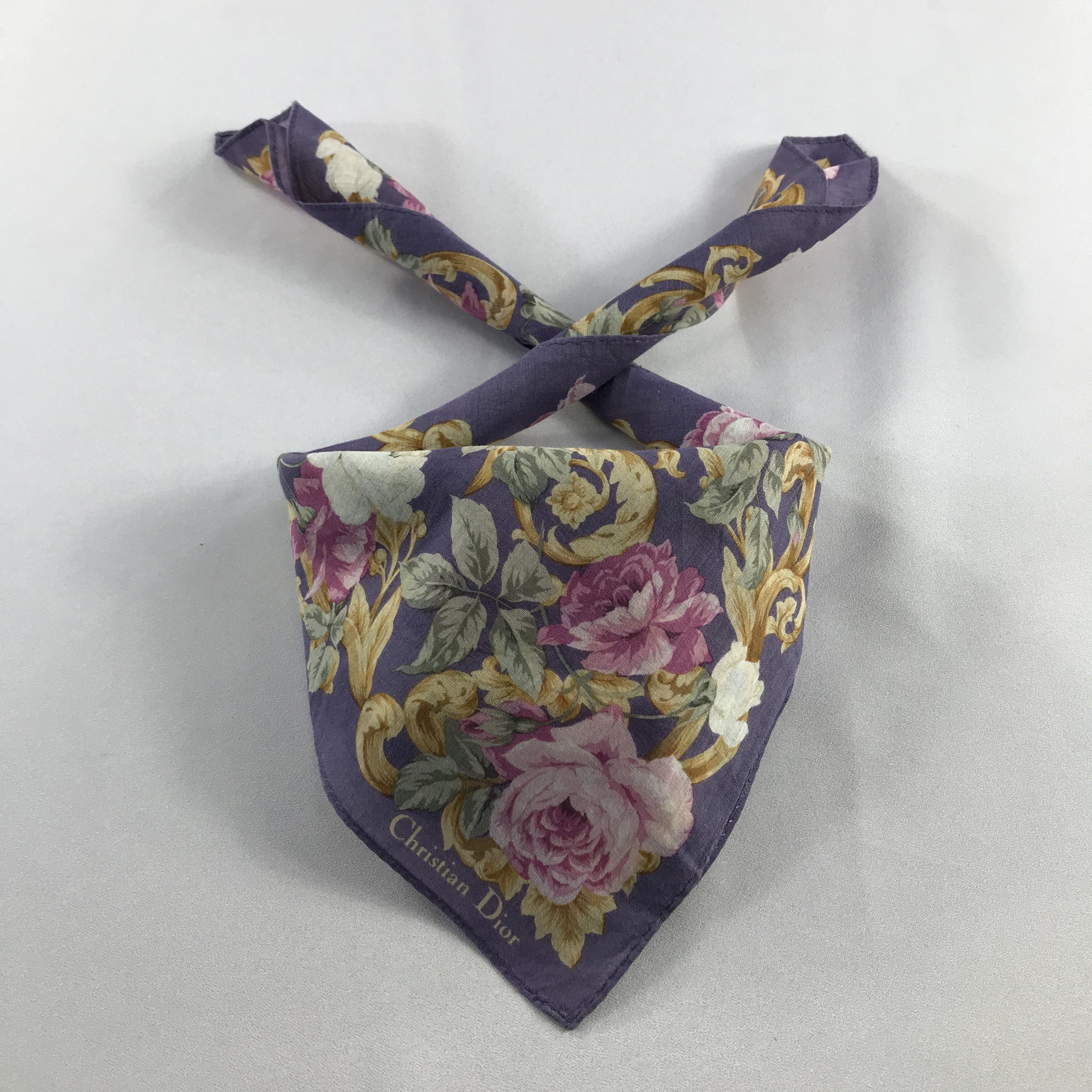 Christian Dior Monsieur CHRIstian dioR Handkerchief / Bandana / Neckerchief C818 Size ONE SIZE - 1 Thumbnail
