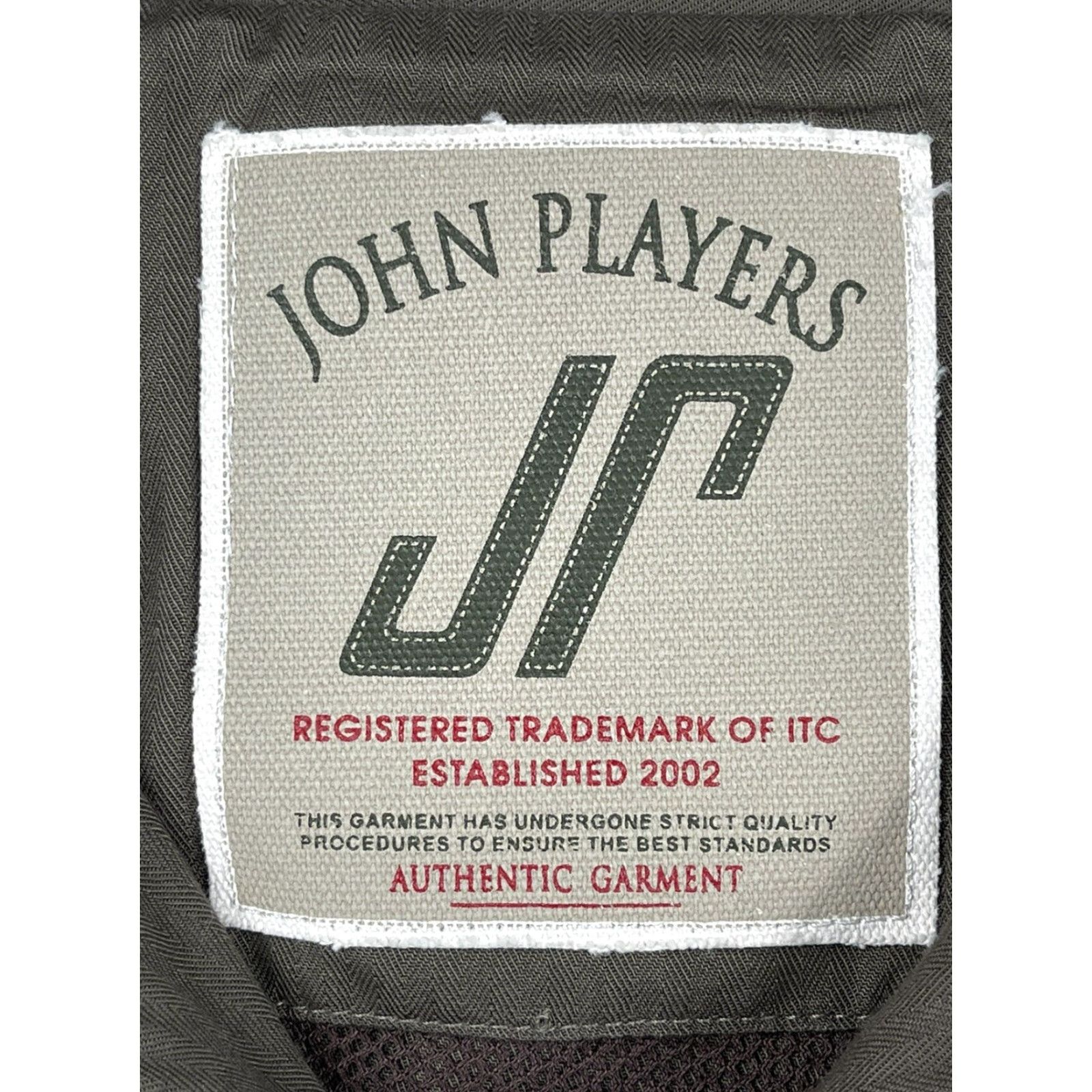 Vintage VINTAGE John Players Bomber Jacket Gray Size L Cotton Blend Zippered Pockets Mens Size US L / EU 52-54 / 3 - 4 Thumbnail