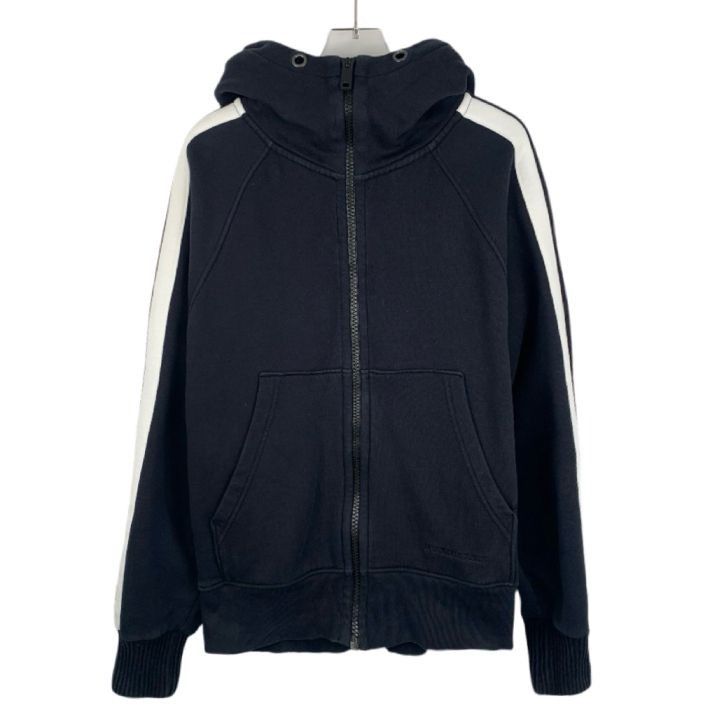 Burberry Burberry Navy Blue Side-Striped Hooded Cotton Fleece Zipper Size US XS / EU 42 / 0 - 1 Thumbnail