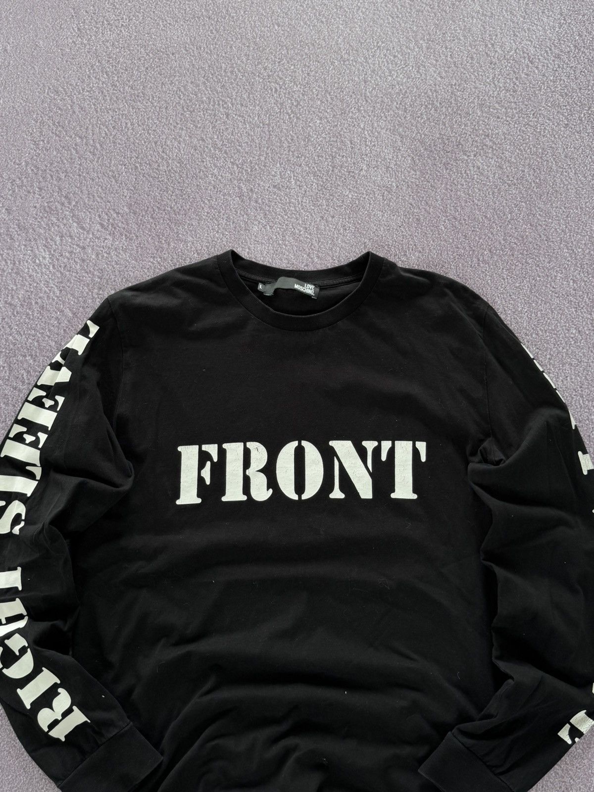 Moschino Y2K Archival Clothing Moschino 00s Long Sleeve Tee Size US L / EU 52-54 / 3 - 2 Thumbnail