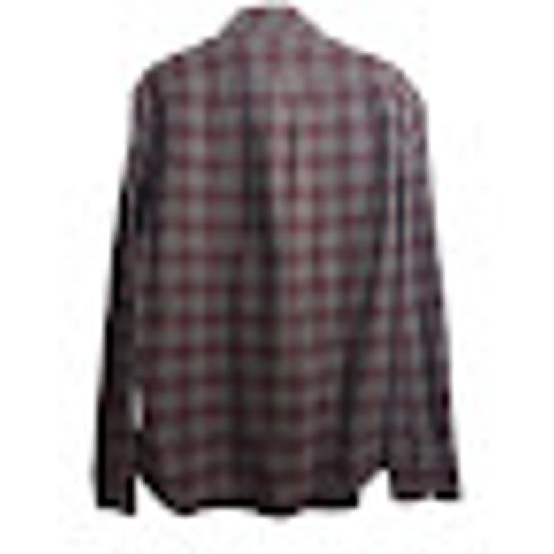 J.Crew J. Crew Flannel Maroon Grey Plaid Large Size US L / EU 52-54 / 3 - 6 Thumbnail