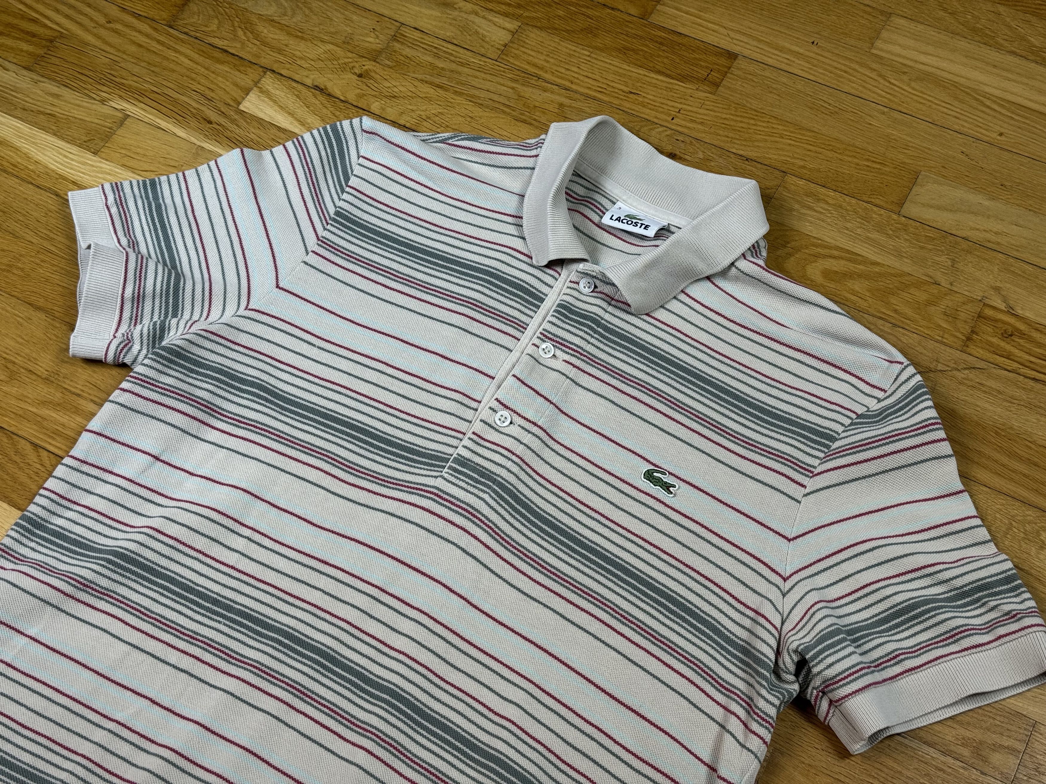 Lacoste Vintage beige polo t-shirt LACOSTE Size US S / EU 44-46 / 1 - 3 Thumbnail