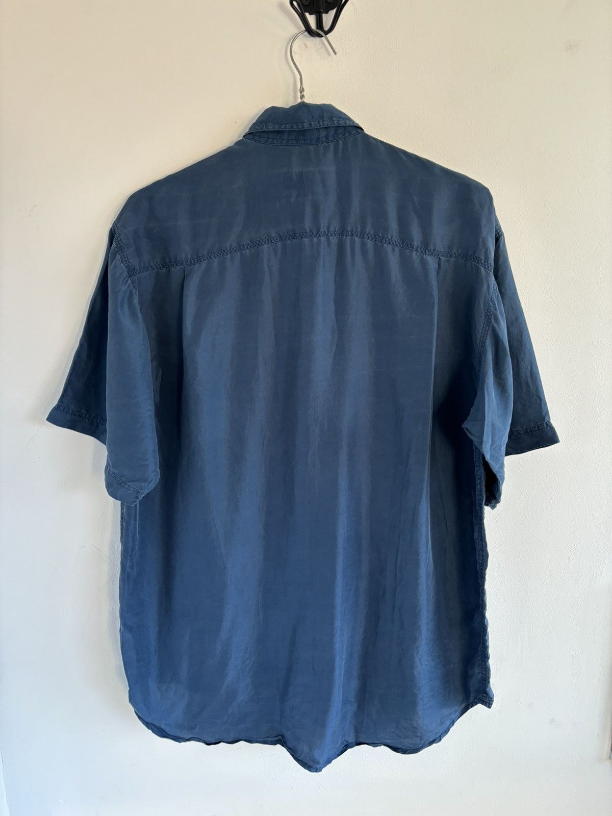 Manhattan Portage × SikSilk × Vintage Vintage 60s Manhattan Club Silk Cargo Shortsleeve Shirt Size US M / EU 48-50 / 2 - 6 Thumbnail