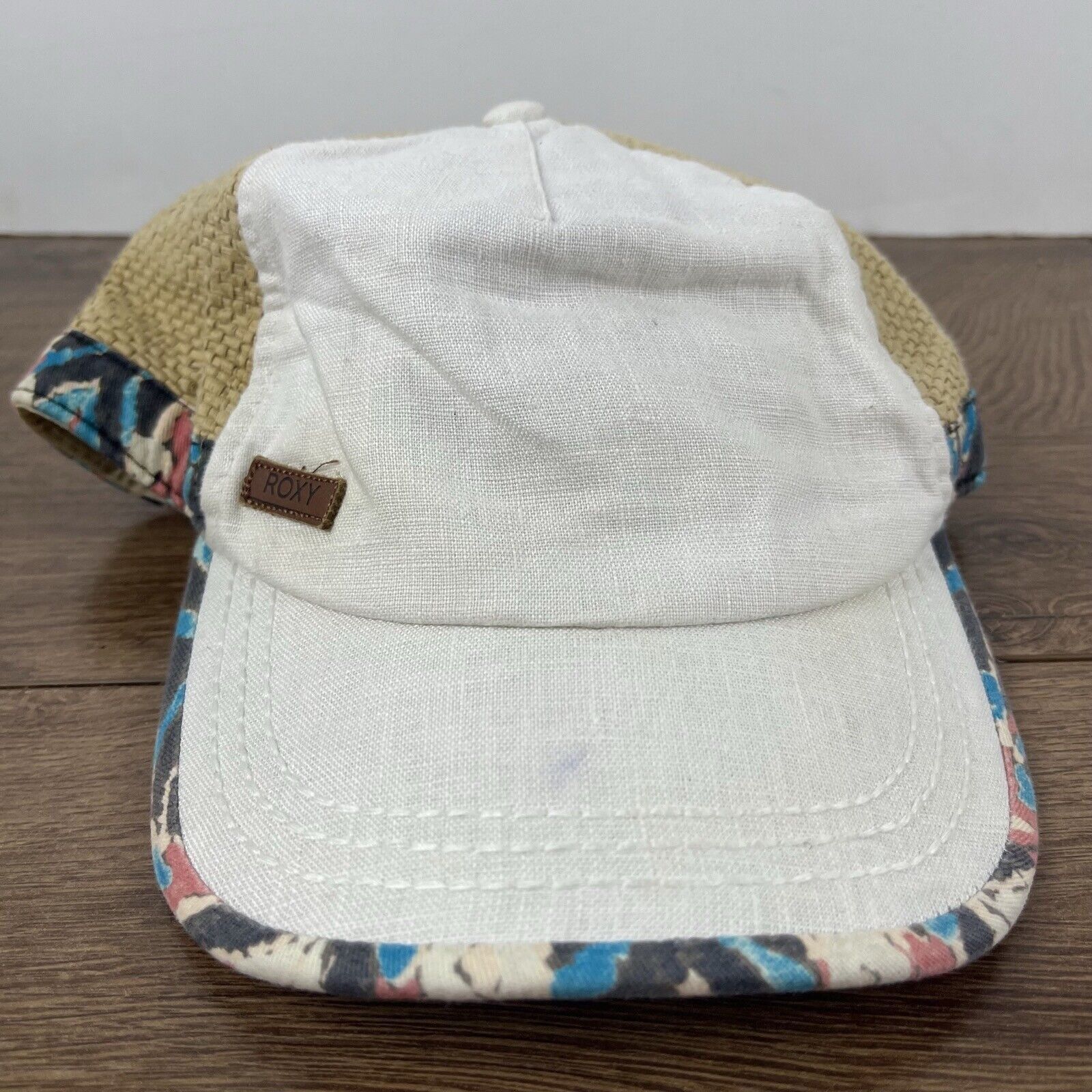 Other ROXY Hat Roxy Hat White Cap Hat Adjustable Hat White Adult H Size ONE SIZE - 5 Thumbnail