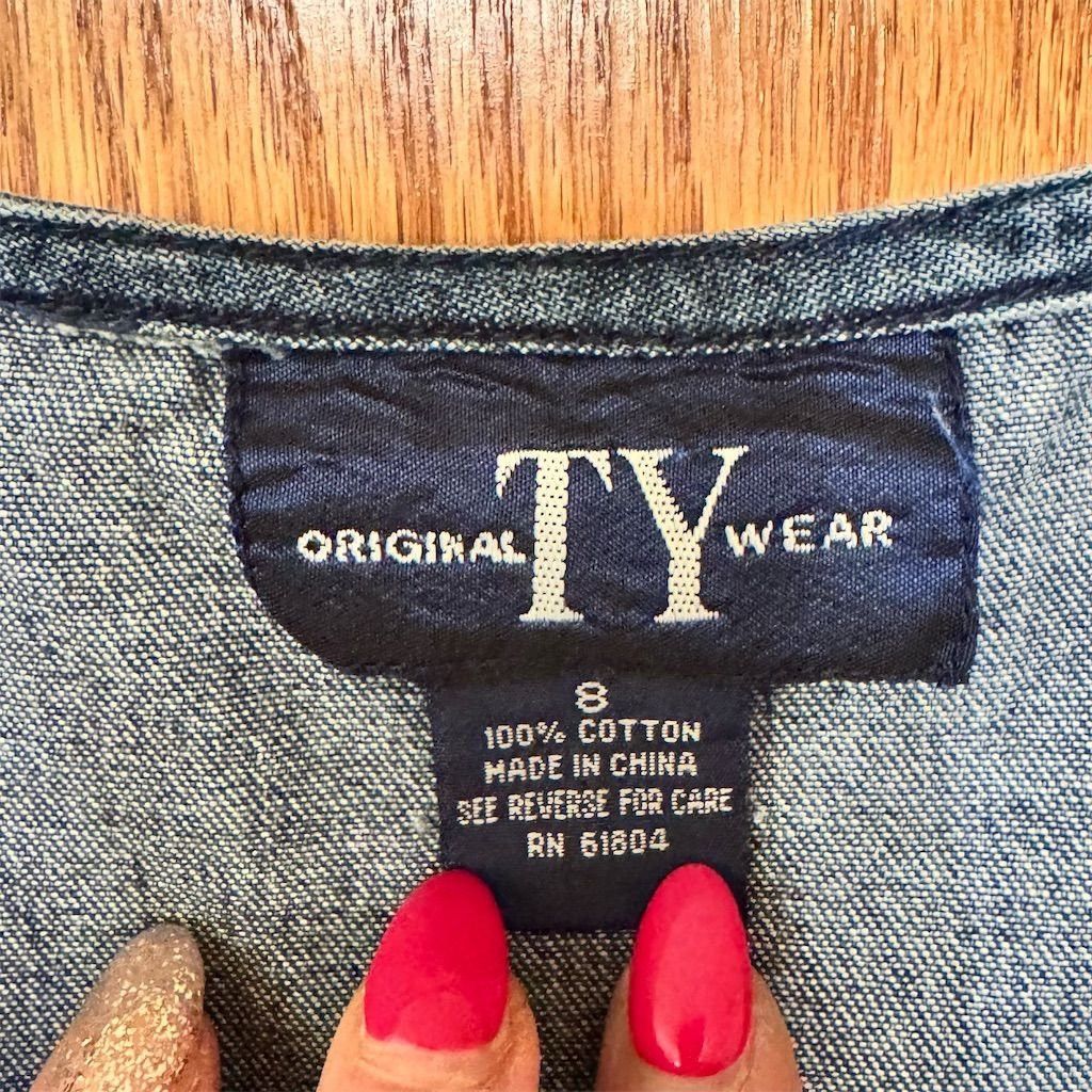 Other Original TY Wear Women's Denim Sleeveless Dress Size 8 Snowm Size M / US 6-8 / IT 42-44 - 6 Thumbnail