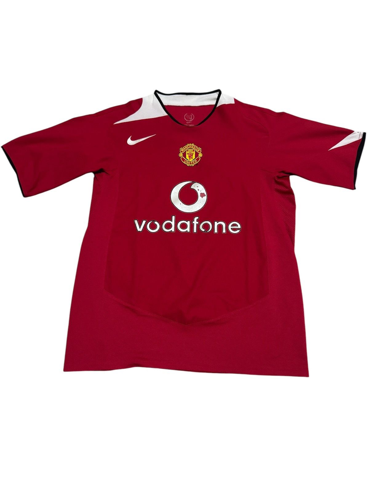 Vintage Y2K 04-06 Ronaldo Era Man Utd Home Kit Vodafone Jersey Size US M / EU 48-50 / 2 - 1 Thumbnail