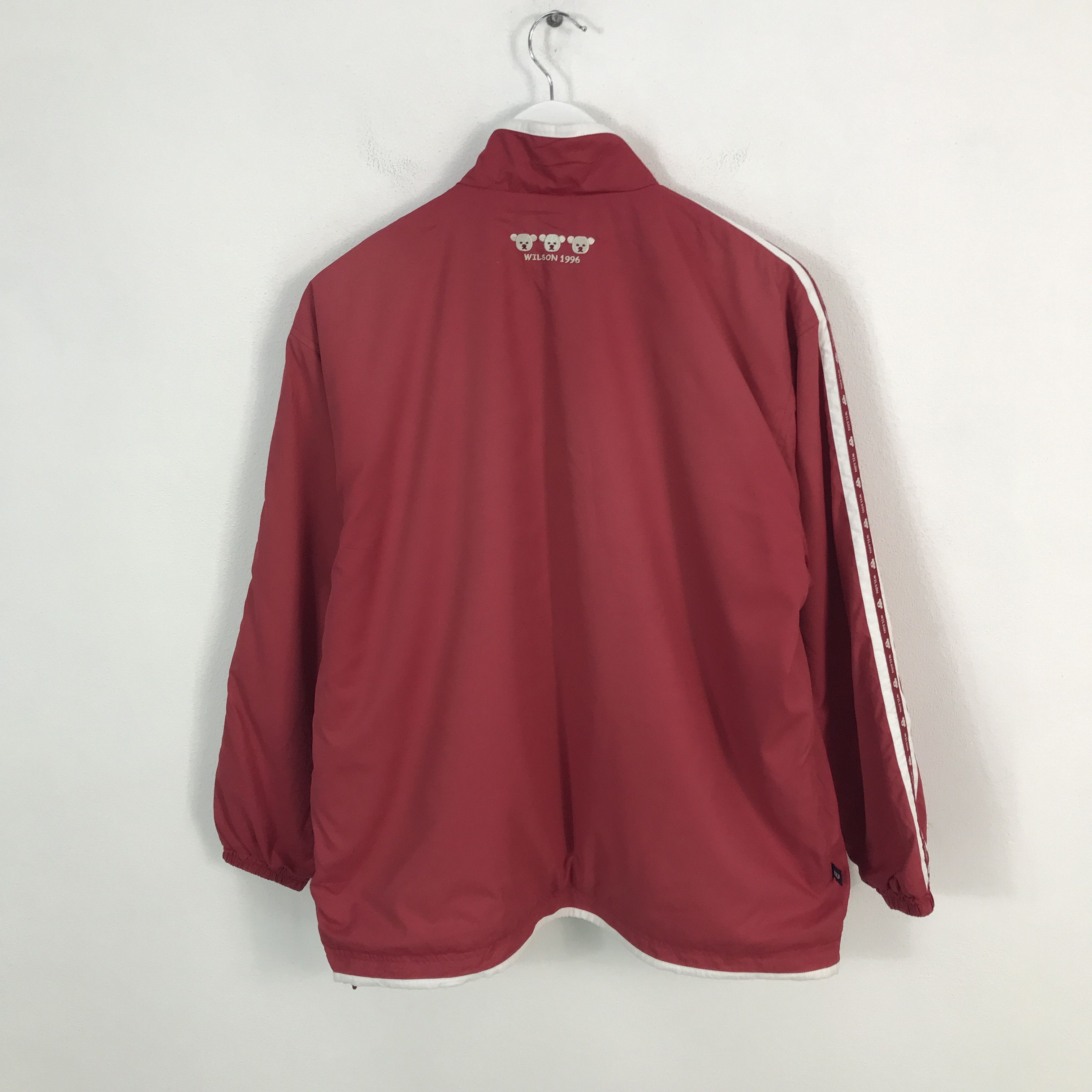Wilson wilson Bear design logo Windbreaker jacket Size L / US 10 / IT 46 - 3 Thumbnail