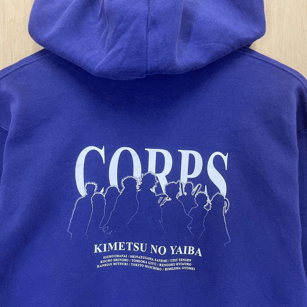Anime × Japanese Brand Kimetsu No Yaiba Japanase Anima Big Logo Pullover Hoodie Size US M / EU 48-50 / 2 - 2 Thumbnail