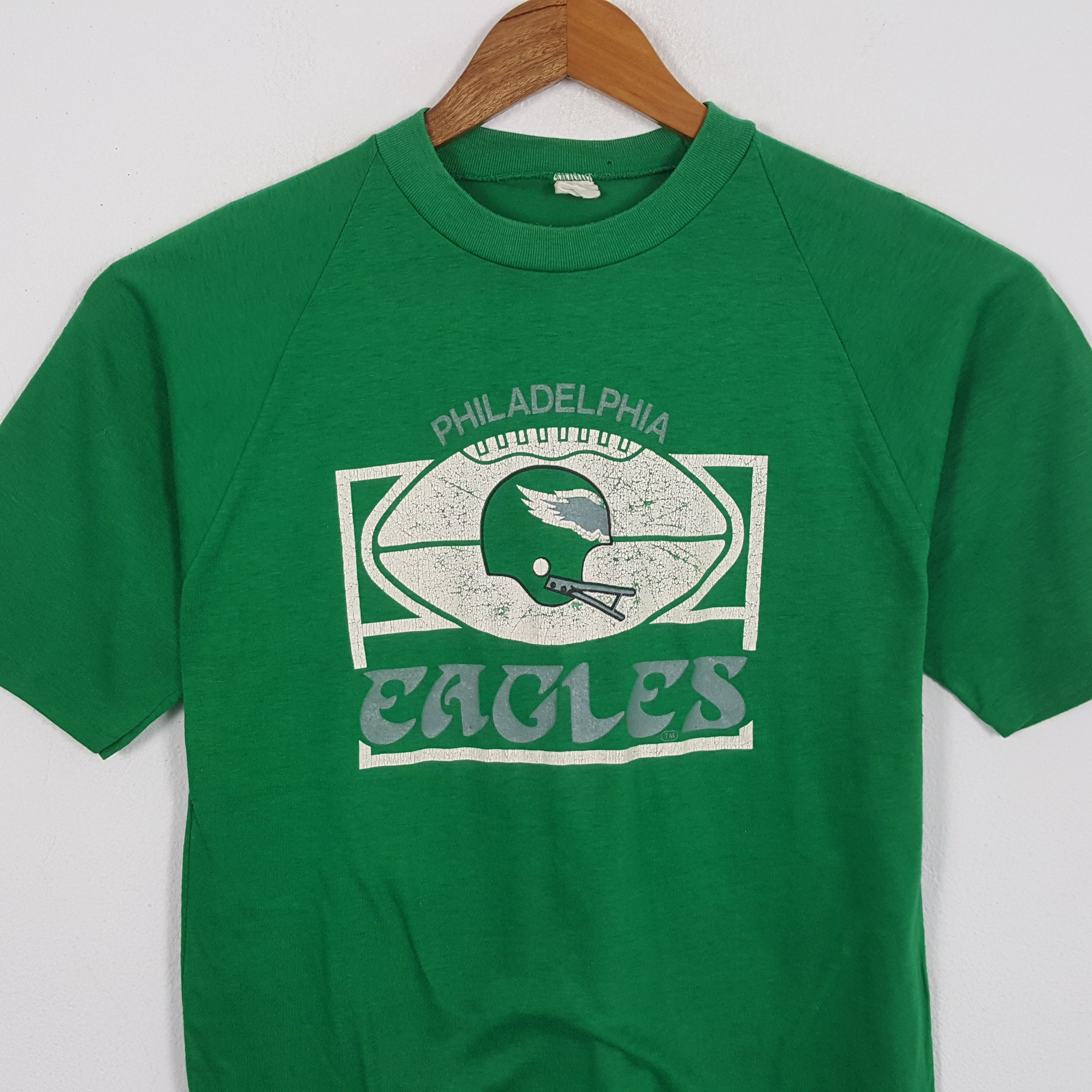 NFL × Vintage Vintage 90's PHILADELPHIA EAGLES NFL American Football Tees Size US M / EU 48-50 / 2 - 2 Thumbnail