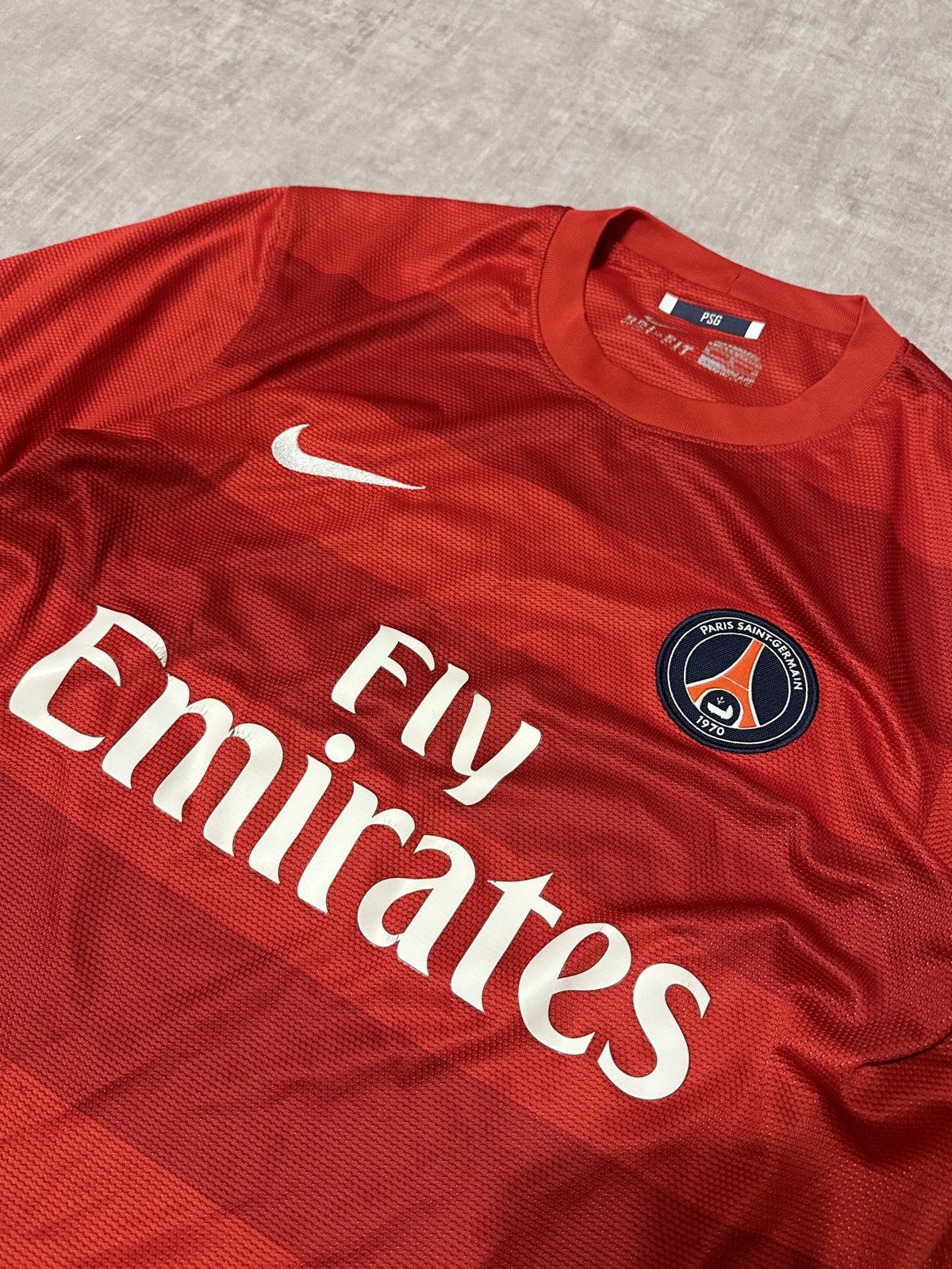 Jordan Brand × Nike PSG Nike 2012/2013 AWAY Football Shirt Jersey Y2K Size US M / EU 48-50 / 2 - 2 Thumbnail