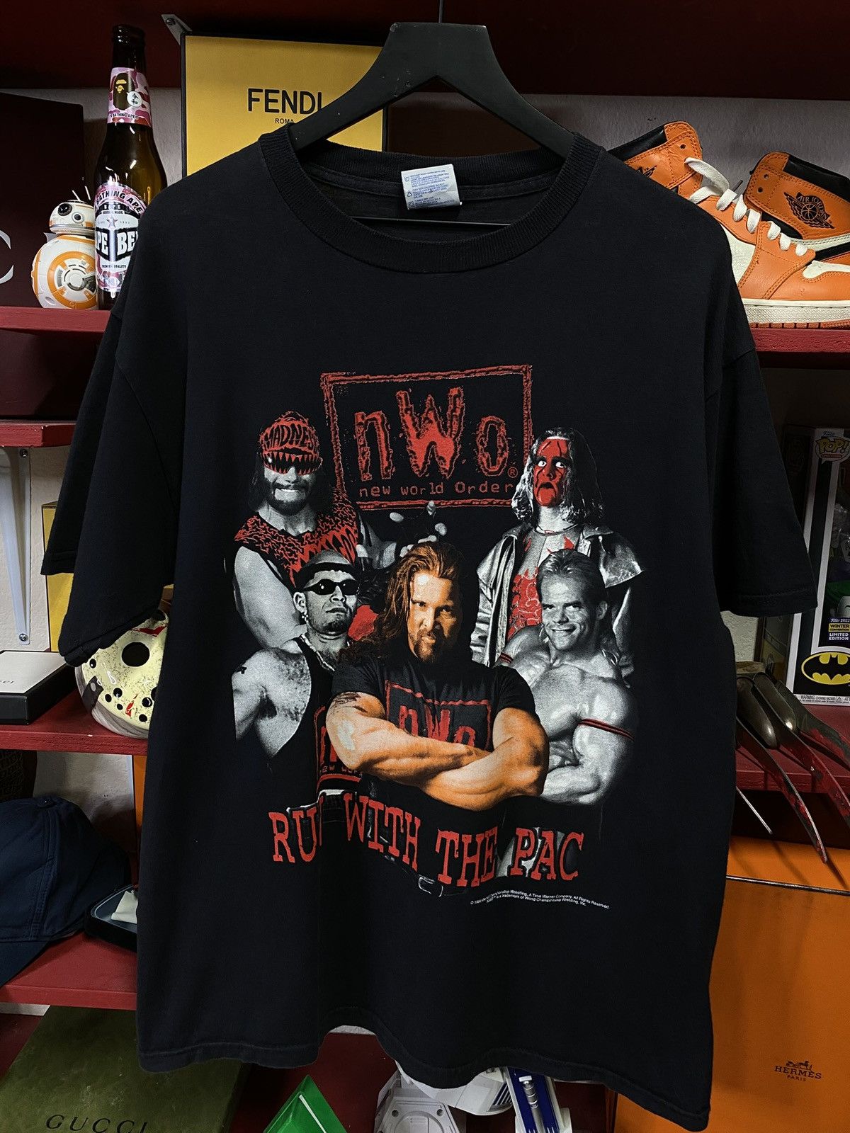 Vintage Vintage 1998 NWO New World Order Wrestling T-Shirt Large Size US L / EU 52-54 / 3 - 5 Thumbnail