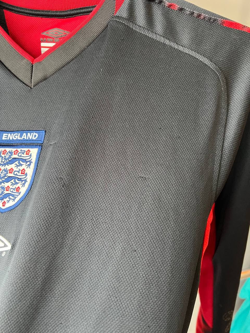 Umbro 2003/05 ENGLAND TEAM #1 GK SOCCER JERSEY FOOTBALL SHIRT RARE Size US M / EU 48-50 / 2 - 8 Thumbnail