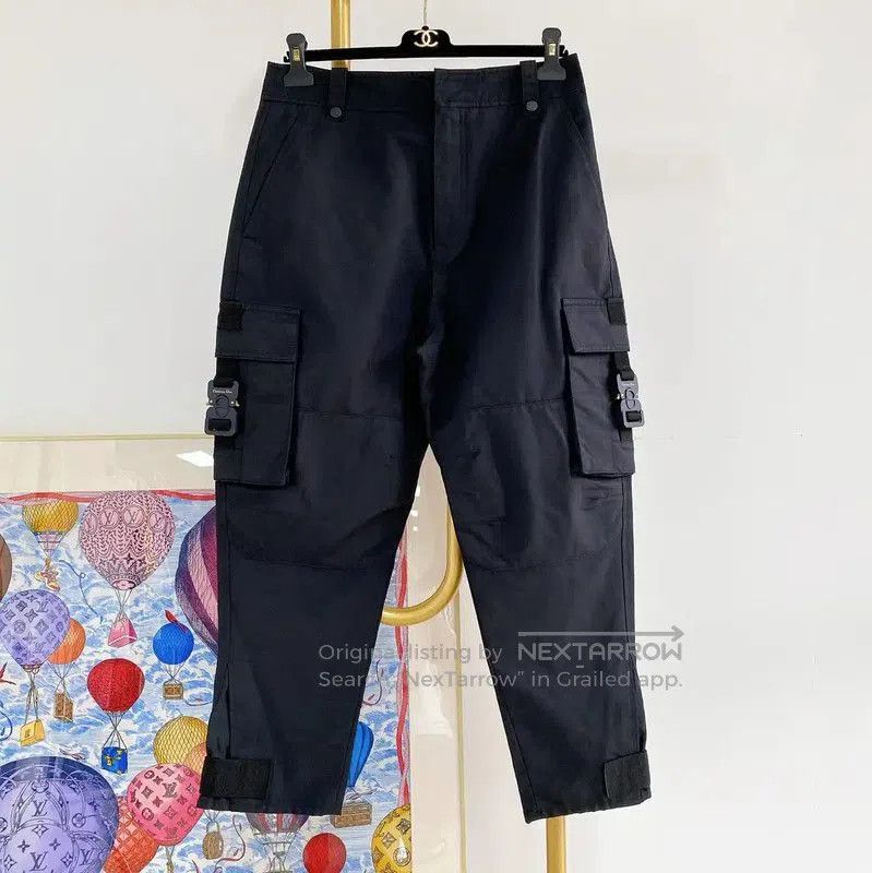 Dior Dior Black Cotton Casual Pants for Women . Size 23" - 1 Thumbnail