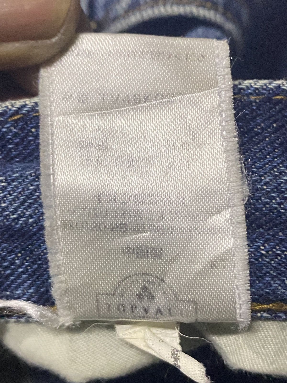 Other Vintage Japanese Brand Top Valu Blue Wash Distressed Jeans Size US 36 / EU 52 - 14 Thumbnail