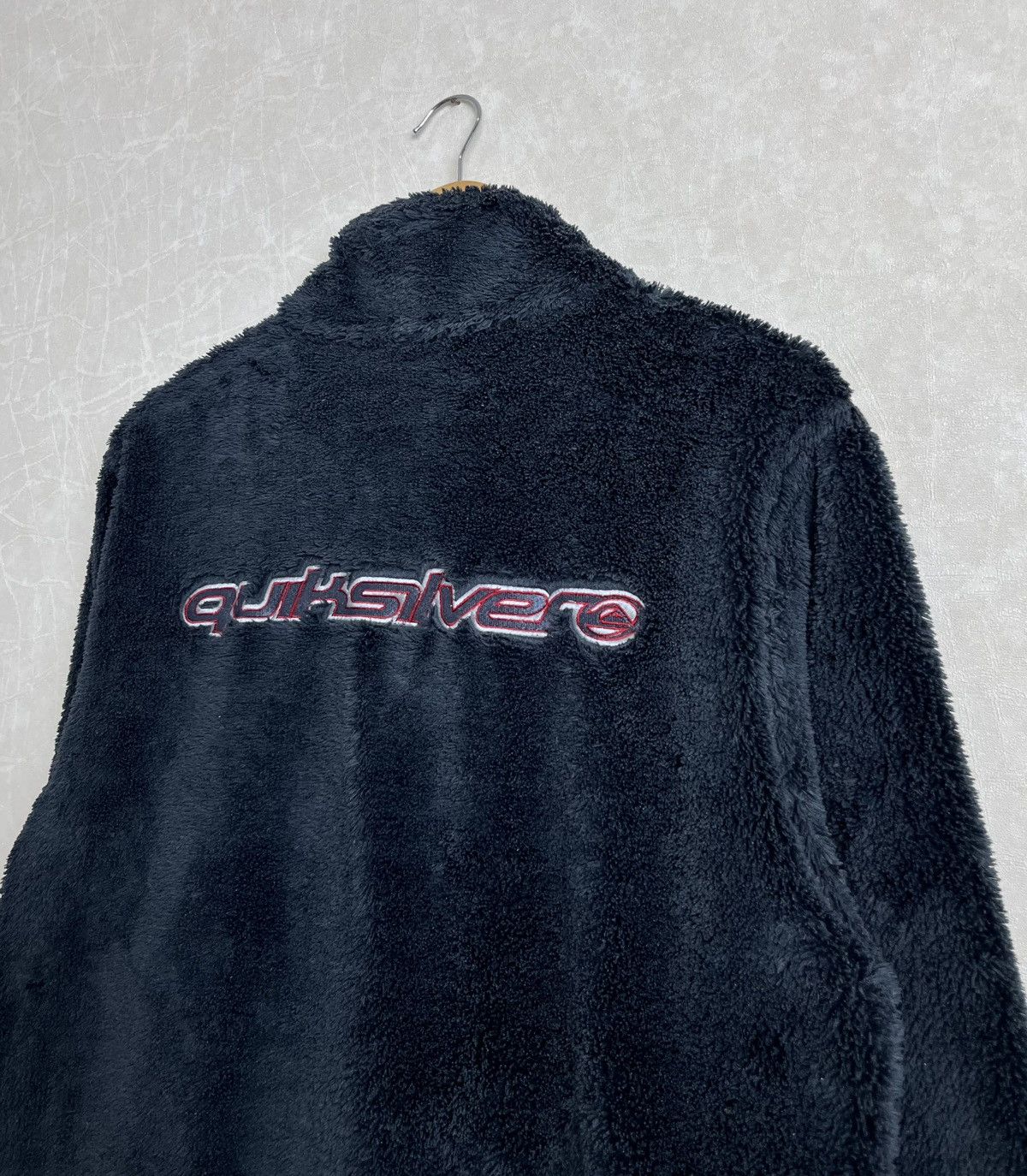 Quiksilver Vintage Quicksilver Big Logo 1/4 Zip Fleece Sweatshirt 00s Size US S / EU 44-46 / 1 - 16 Thumbnail