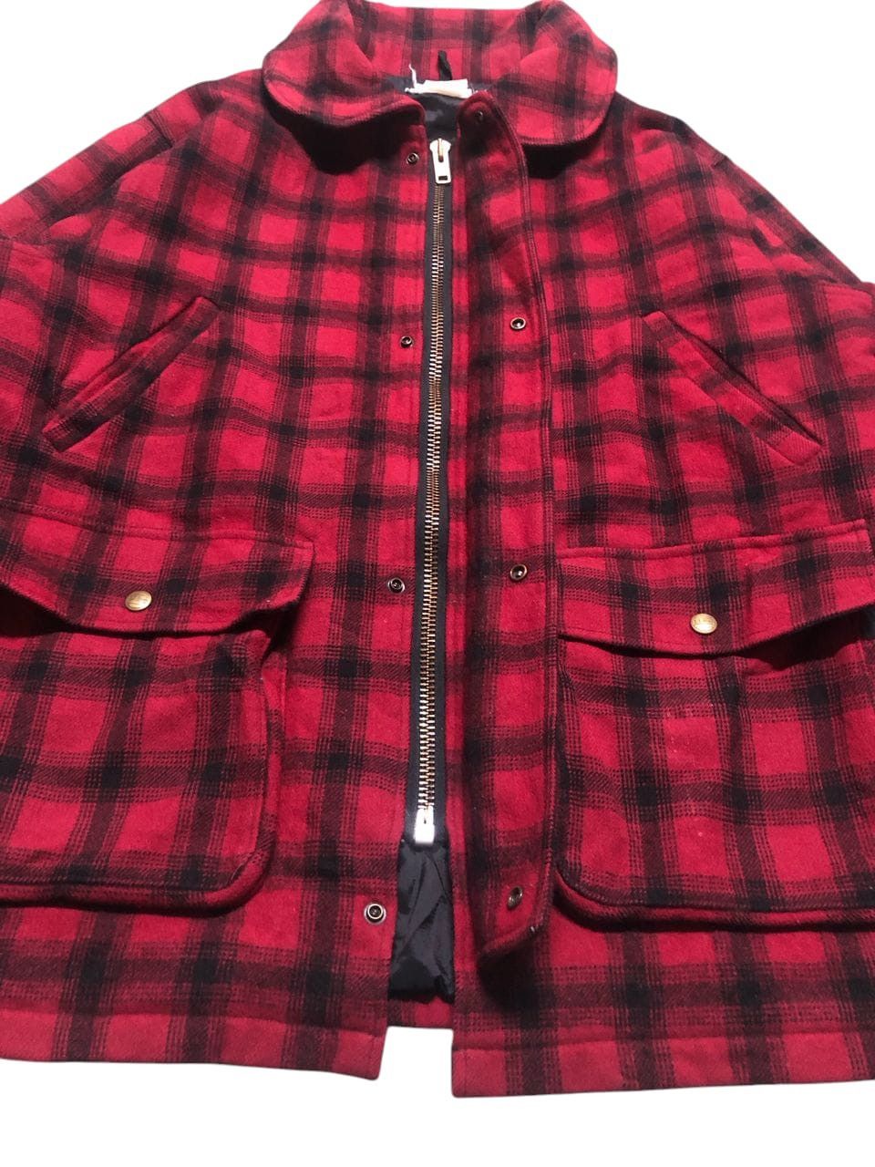 L.L. Bean × Vintage Vintage L.L.Bean Plaid Mackinaw Hunting Jacket Wool Size US M / EU 48-50 / 2 - 3 Thumbnail